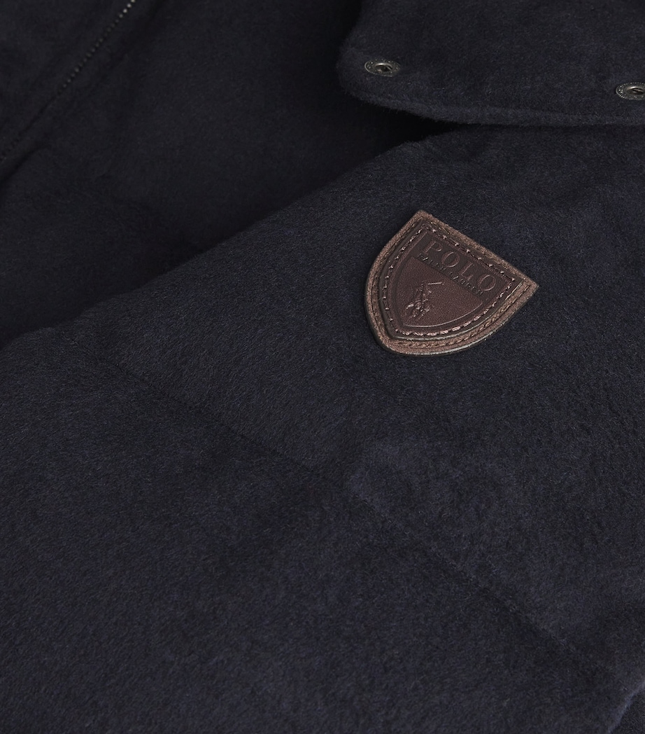 Down Melton Decker Puffer Jacket NAVY Image 5
