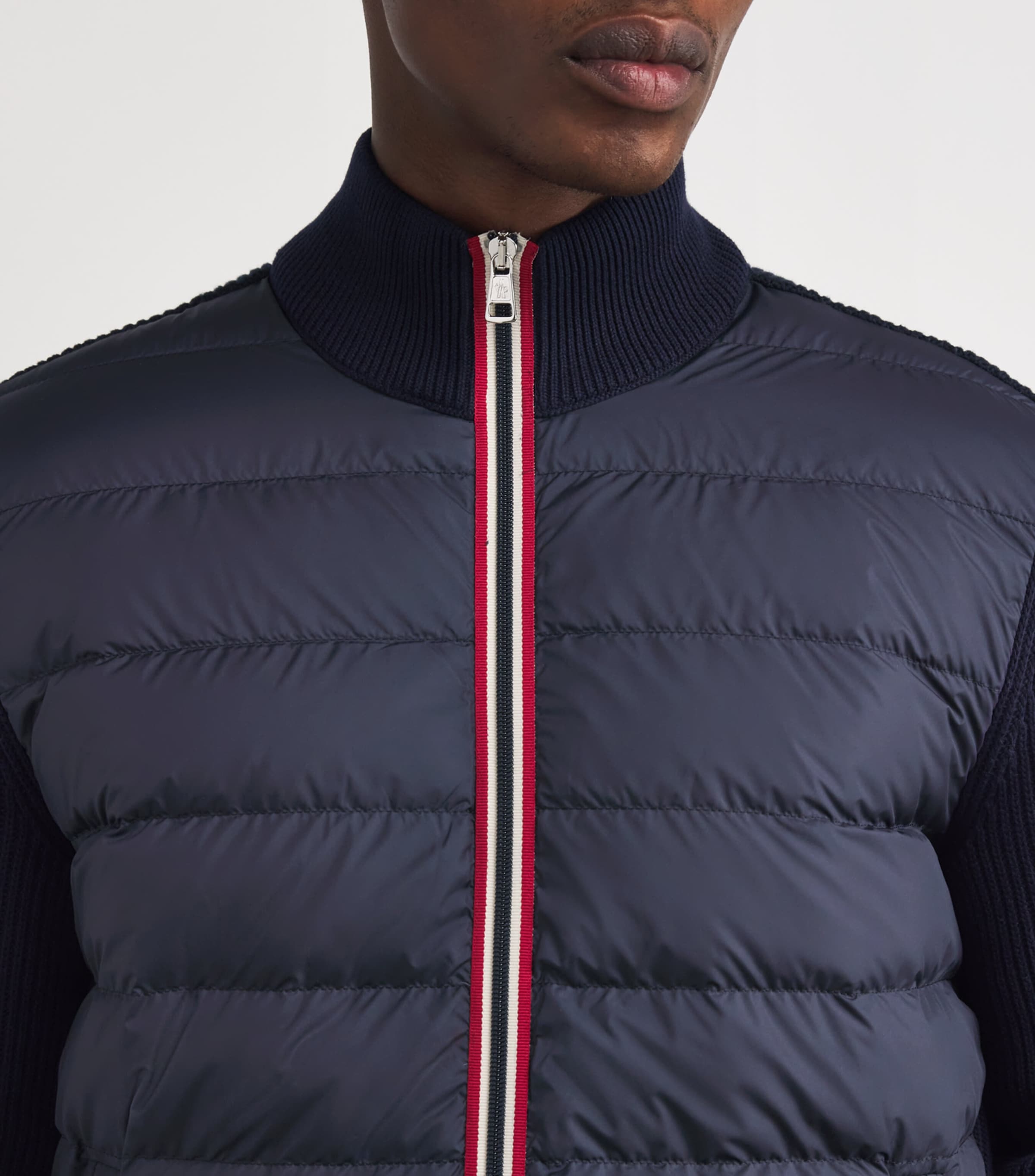 ダウンジャケット・コート MONCLER FW24 Technical fabric cardigan (J20988G00012 04A) Moncler Down Puffer Cardigan | Saks Fifth Avenue