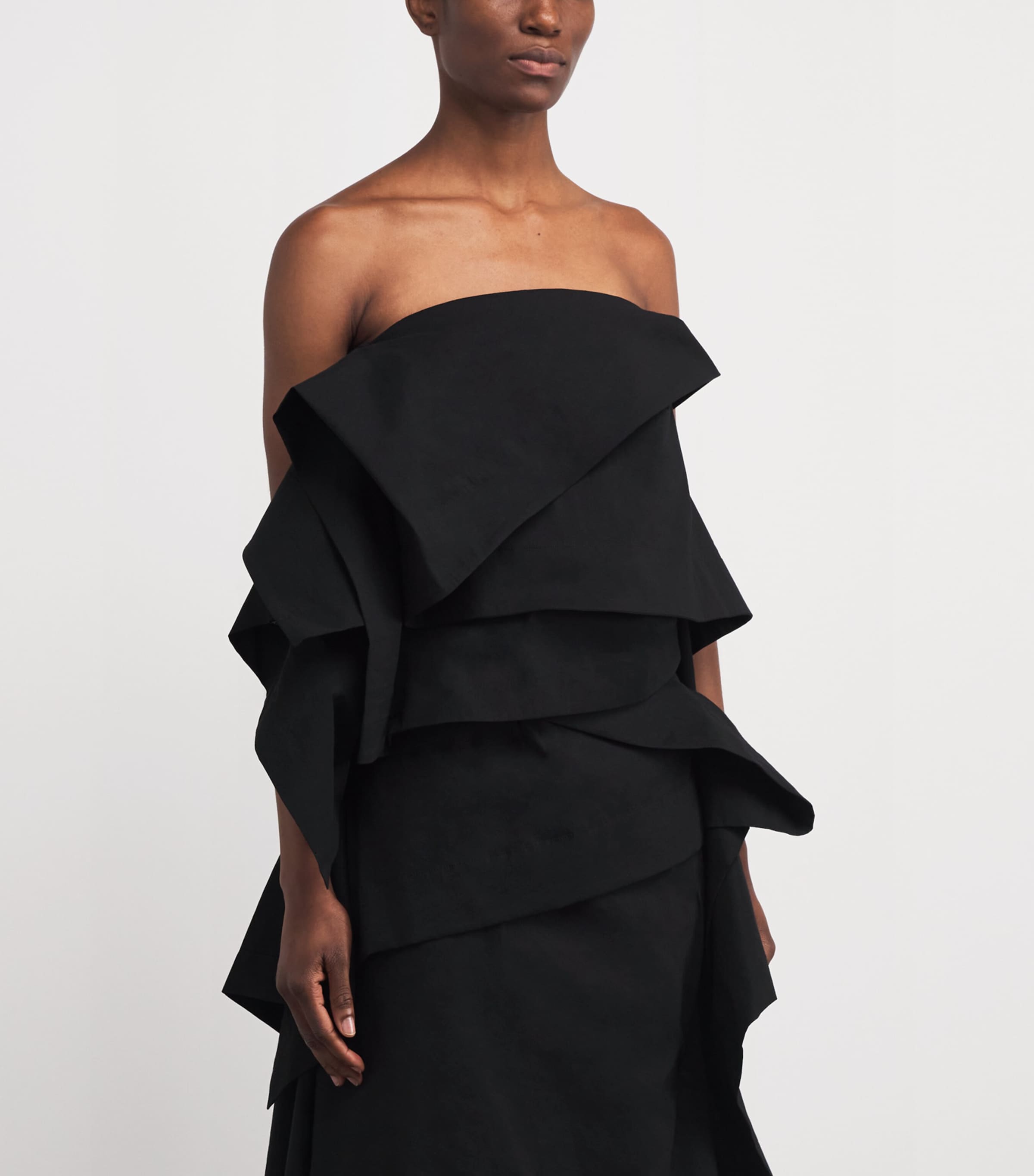 Collapsing Sculpture Top BLACK Image 3