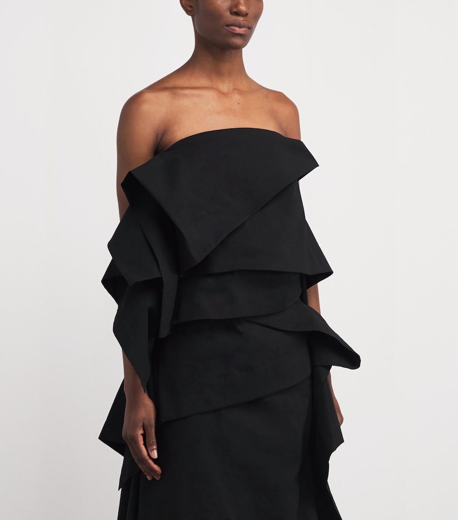 Collapsing Sculpture Top BLACK Image 3