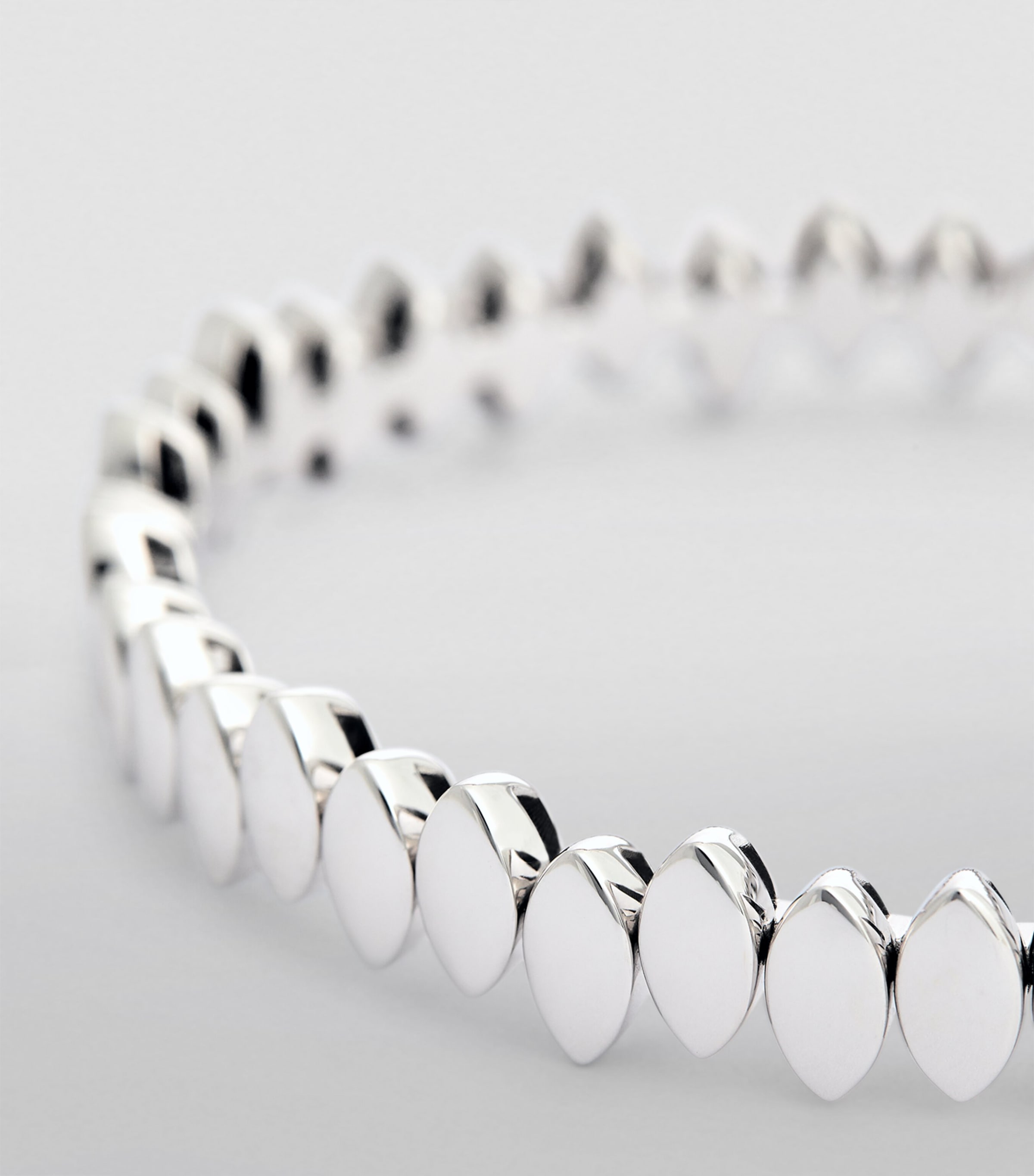 White Gold Navette Bracelet WHITE GOLD Image 3