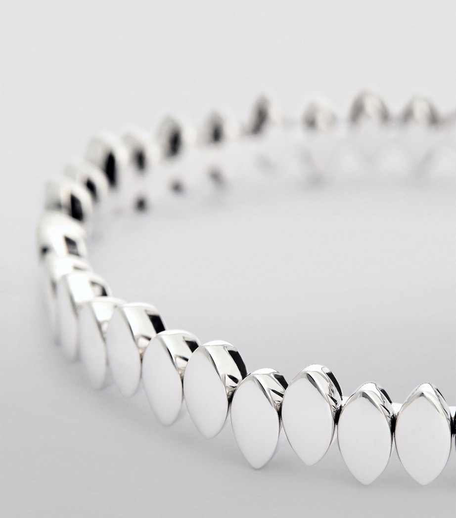 White Gold and Diamond Navette Bracelet WHITE GOLD Image 3