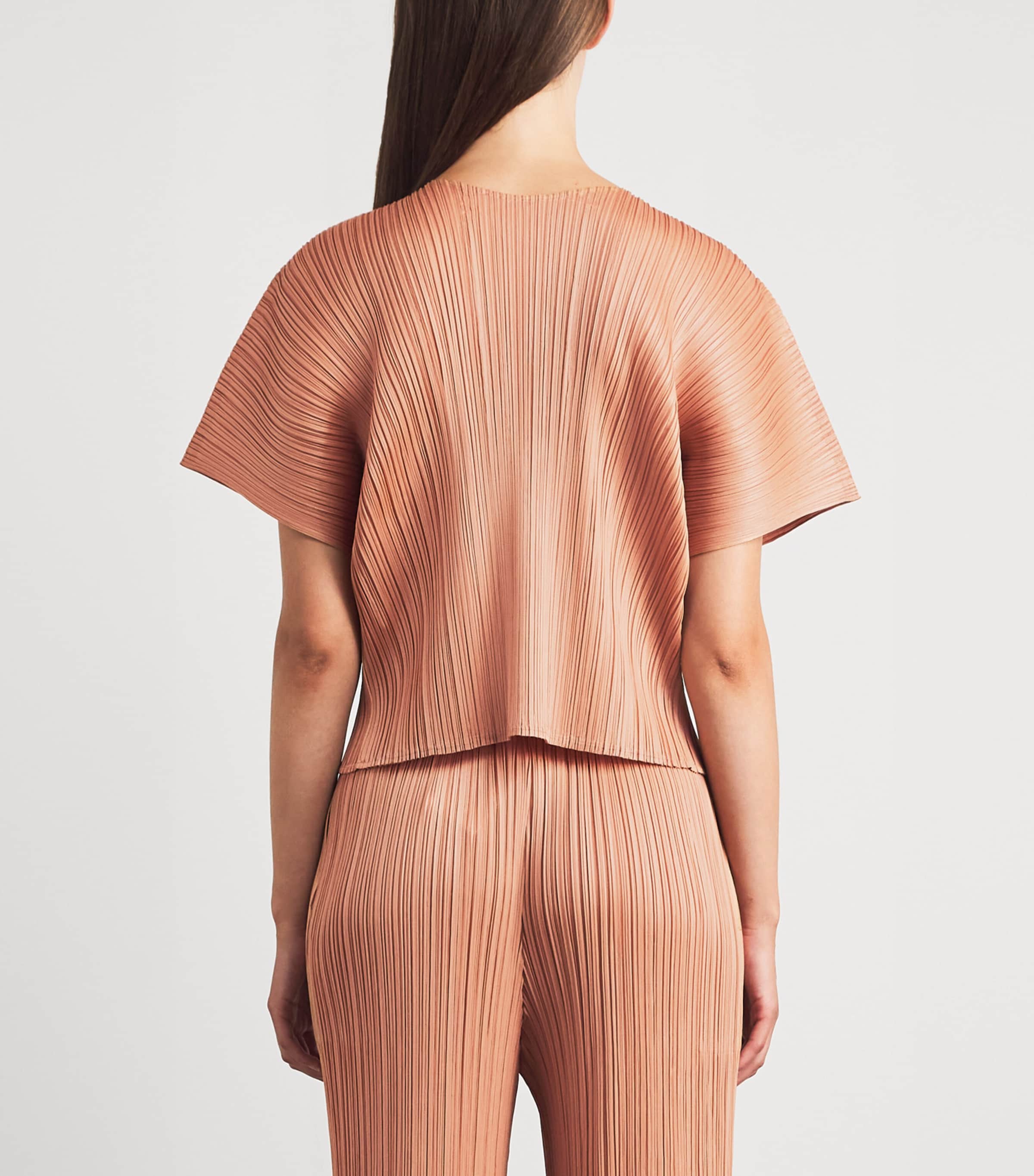 Pleats Please Issey Miyake Red Monthly Colors June Blouse | Harrods US