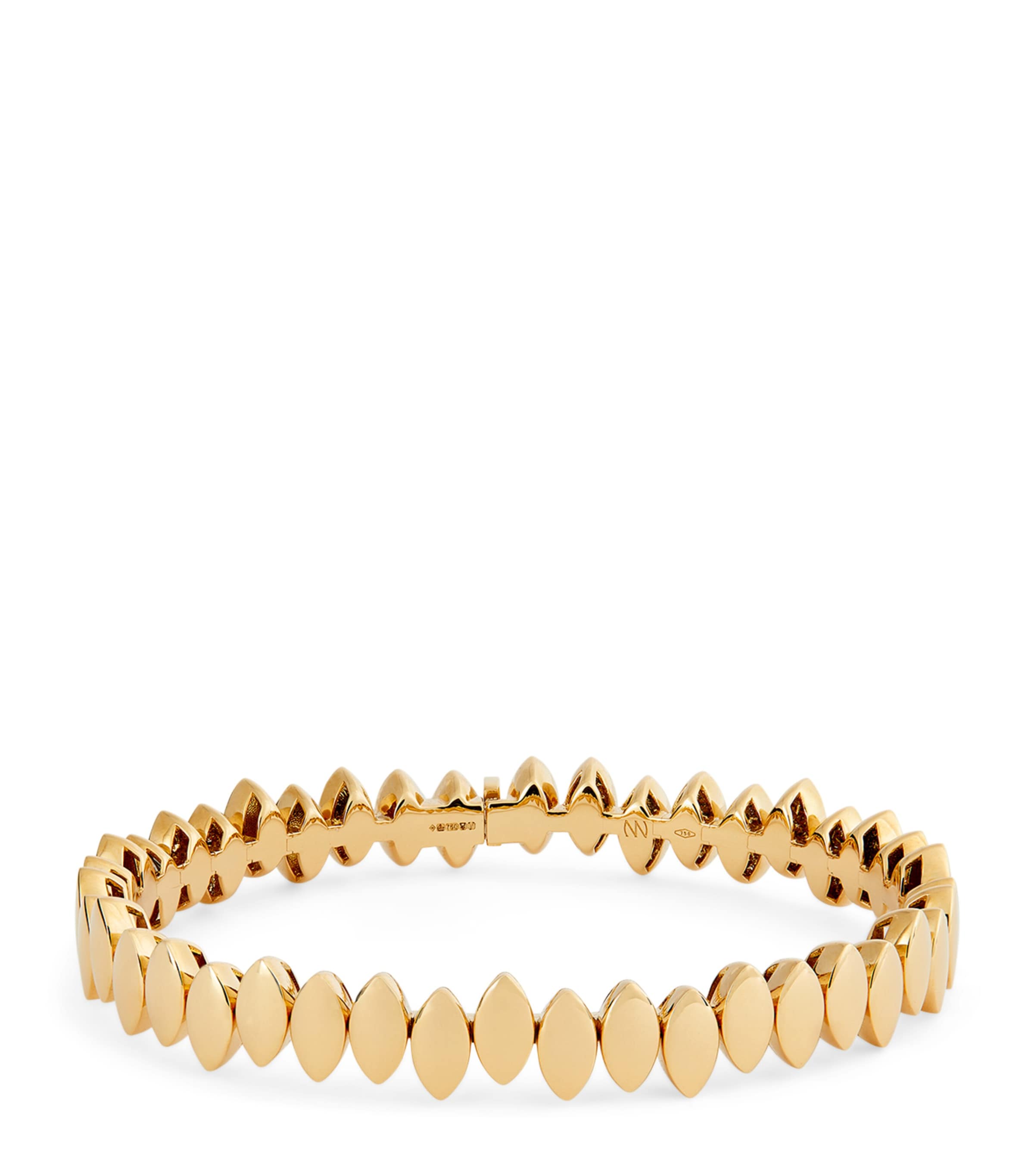 Netali Nissim Yellow Gold Navette Bangle