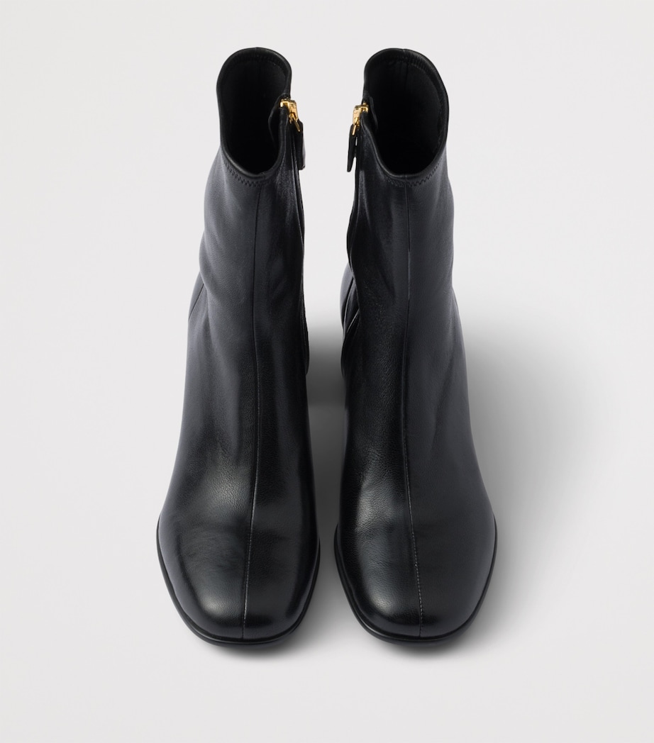 Nappa Leather Stretch Booties Ankle Boots 55 F0002 Image 3