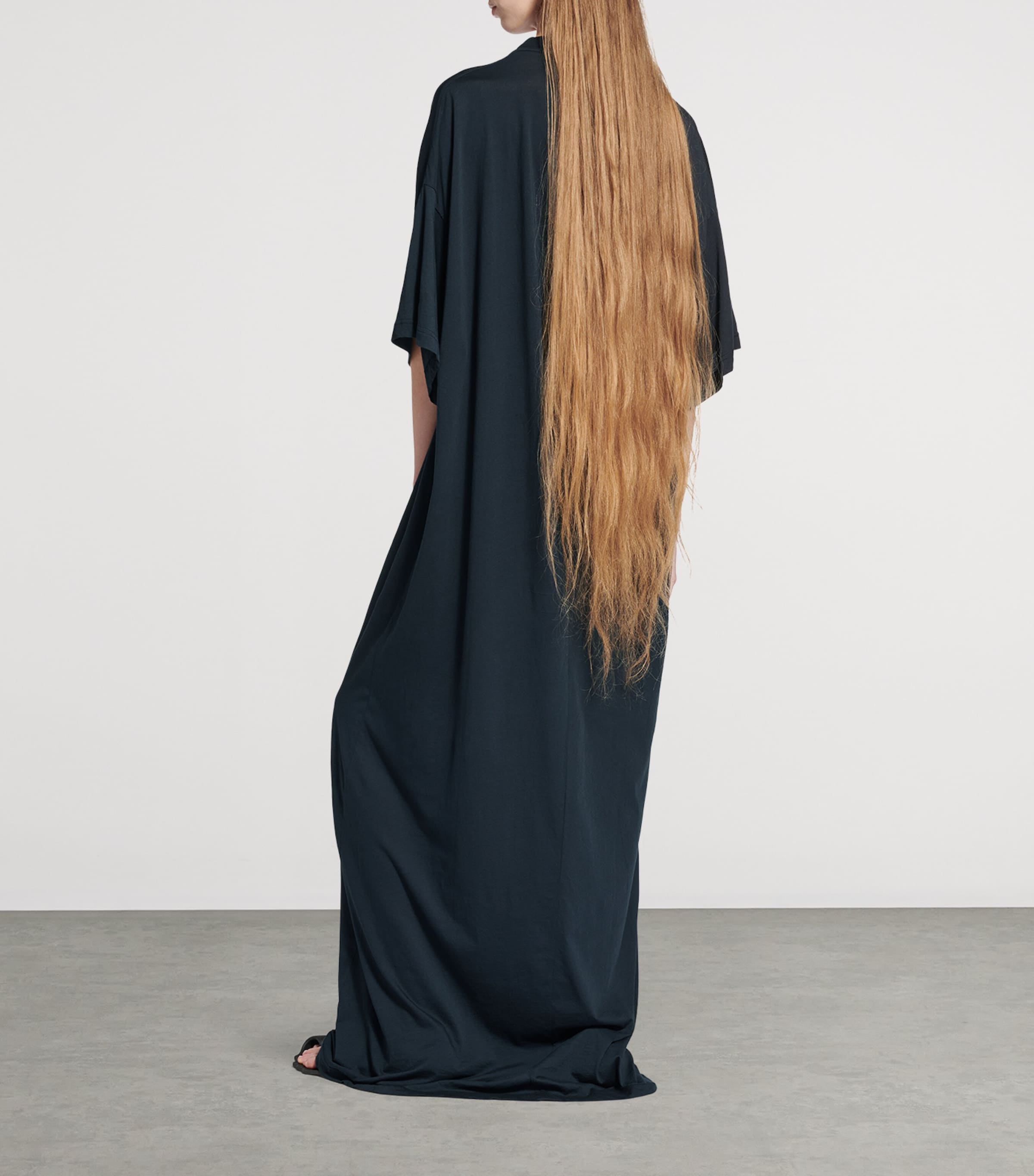 Balenciaga Cocoon Maxi Dress | Harrods US