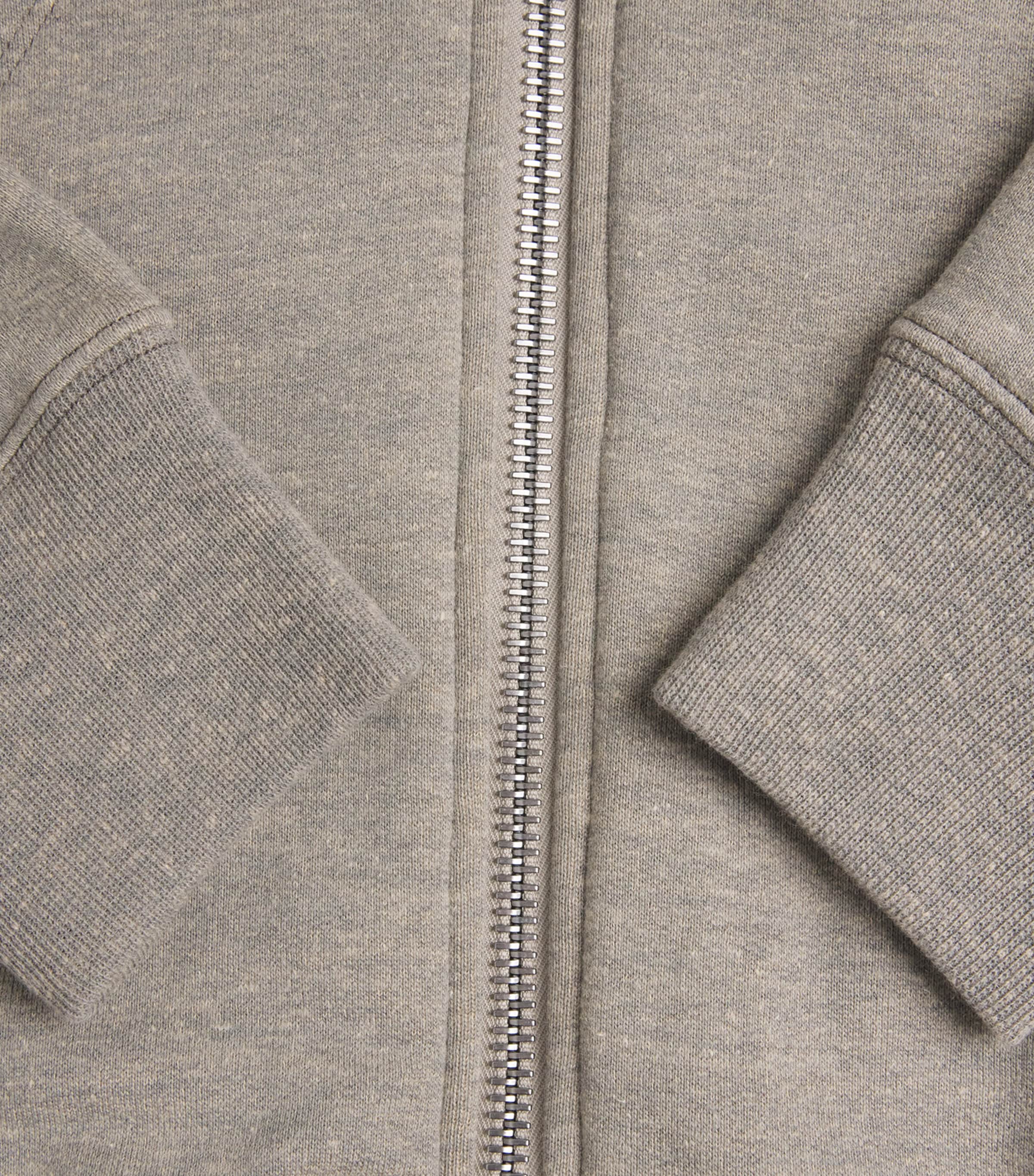 Organic Cotton Mountain Hoodie GREY MELANGE - 178 Image 5