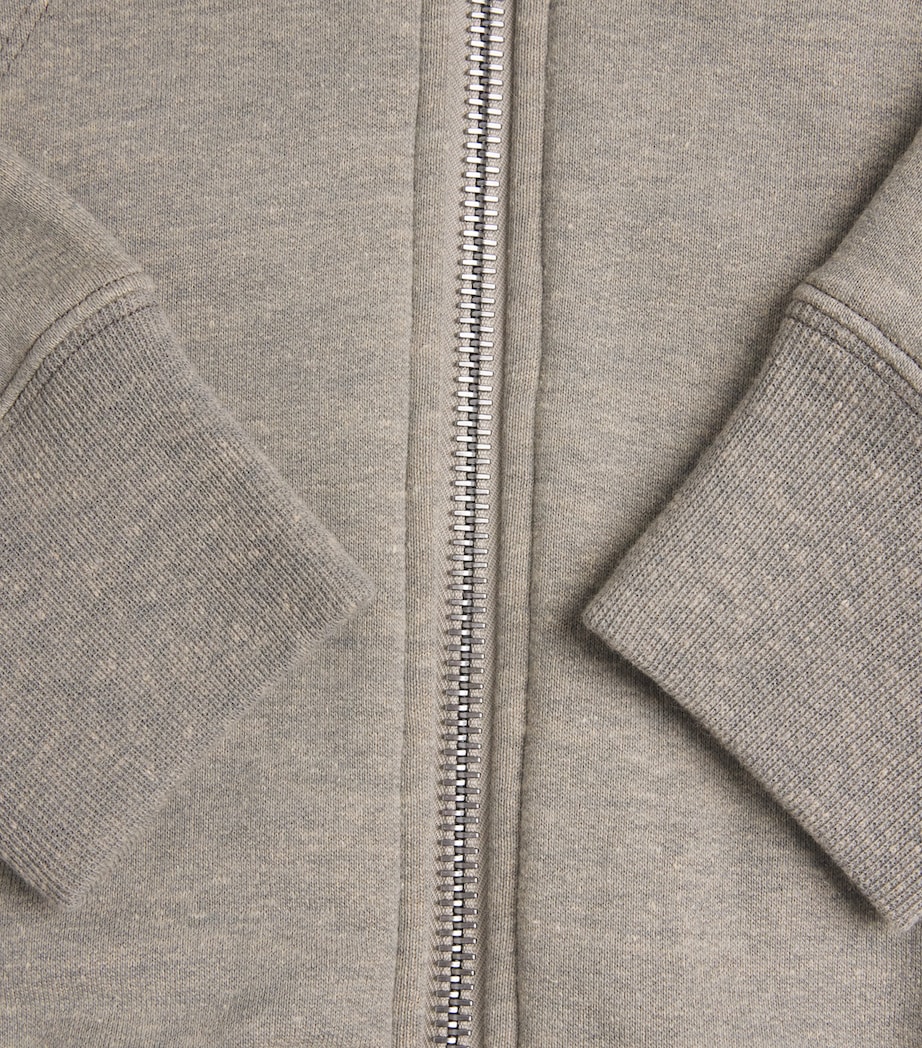 Organic Cotton Mountain Hoodie GREY MELANGE - 178 Image 5