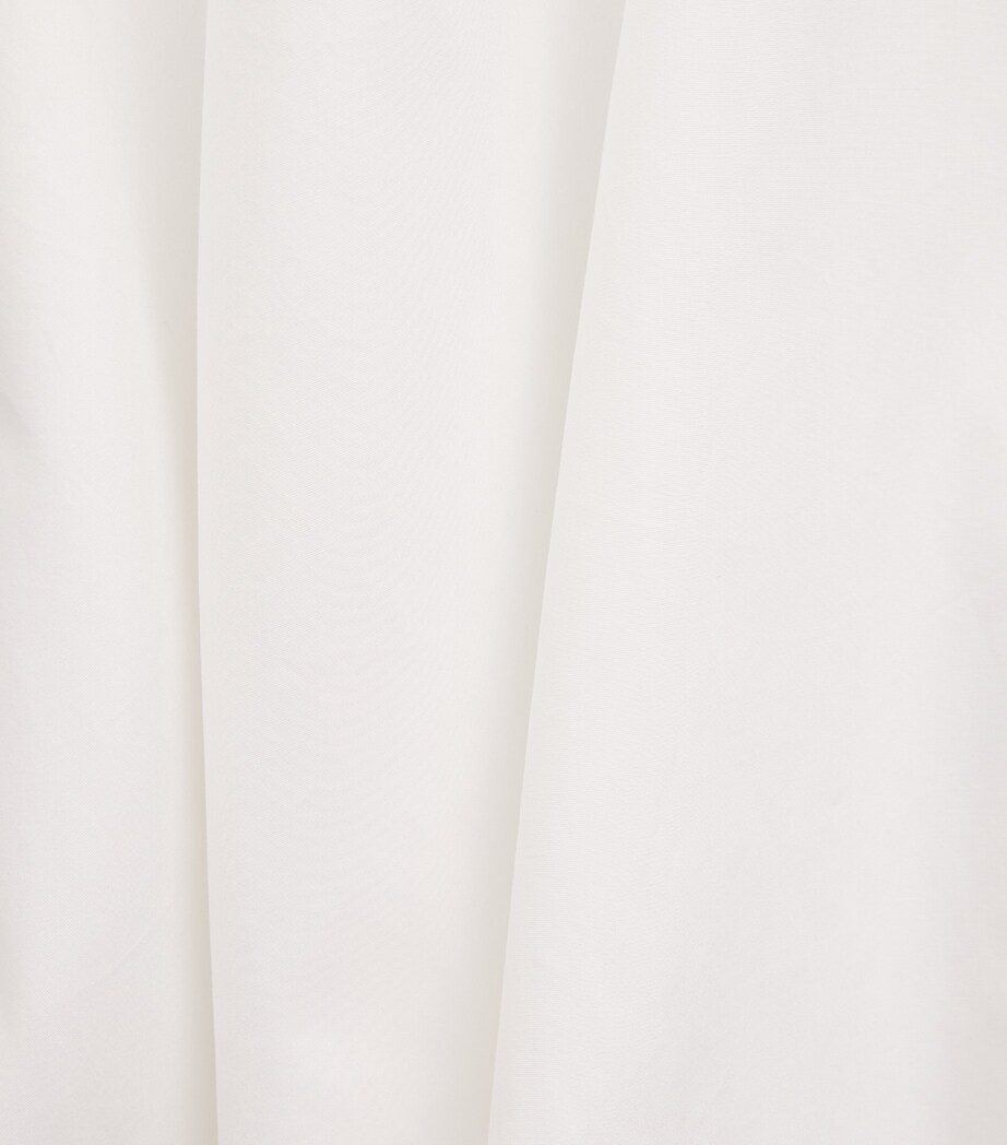 Almada Label Womens Cotton Poplin Ona Midi Skirt White Image 6