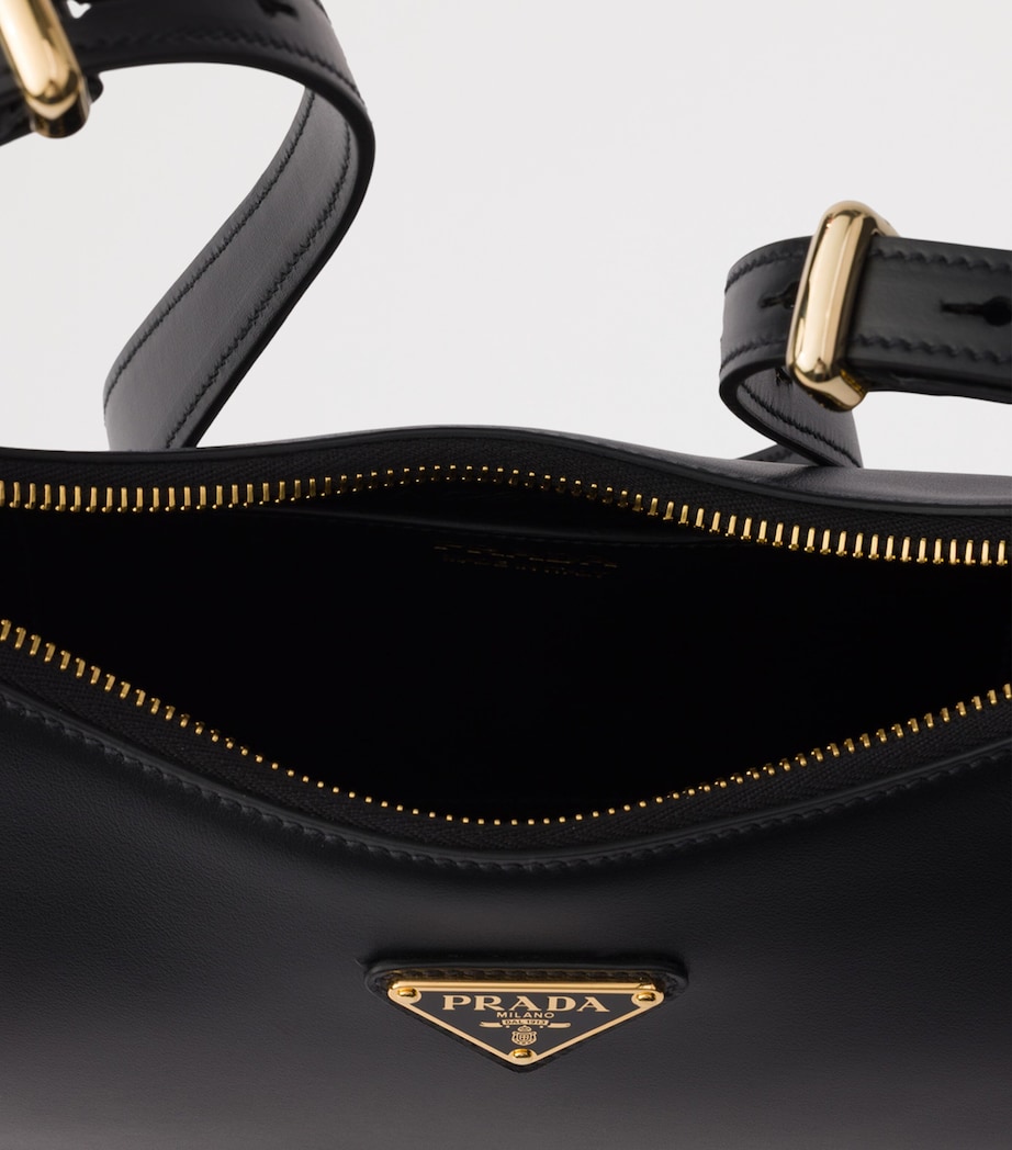 Prada Small Leather Arqué Shoulder Bag Image 4