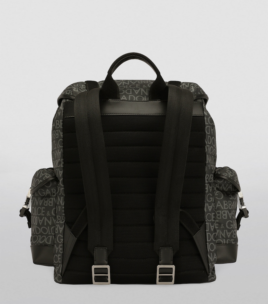 Logo-Plaque Backpack 8B969-BLACK/GREY Image 2