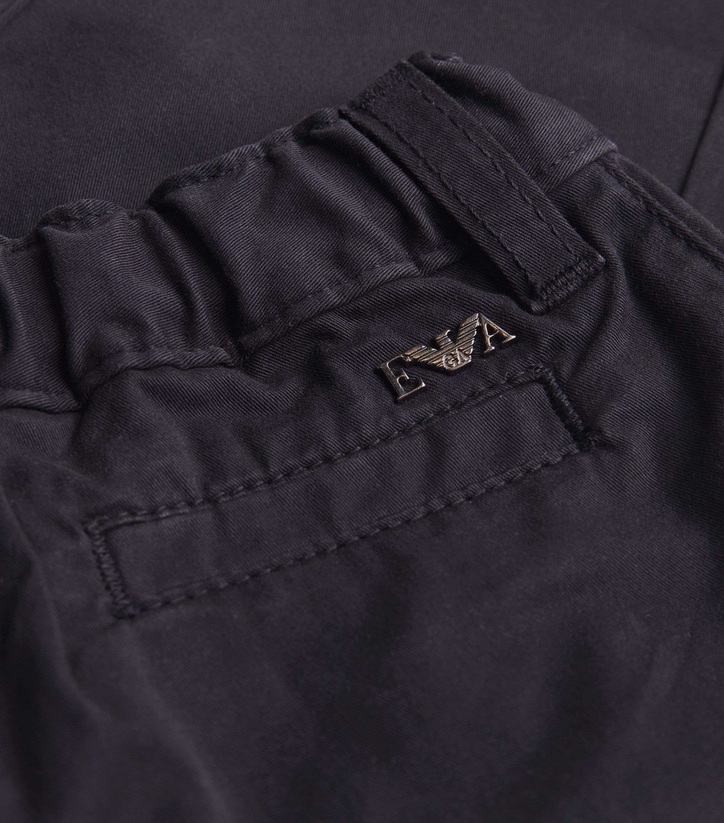 Stretch-Cotton Chino Trousers (6-36 Months) BLU NAVY Image 3