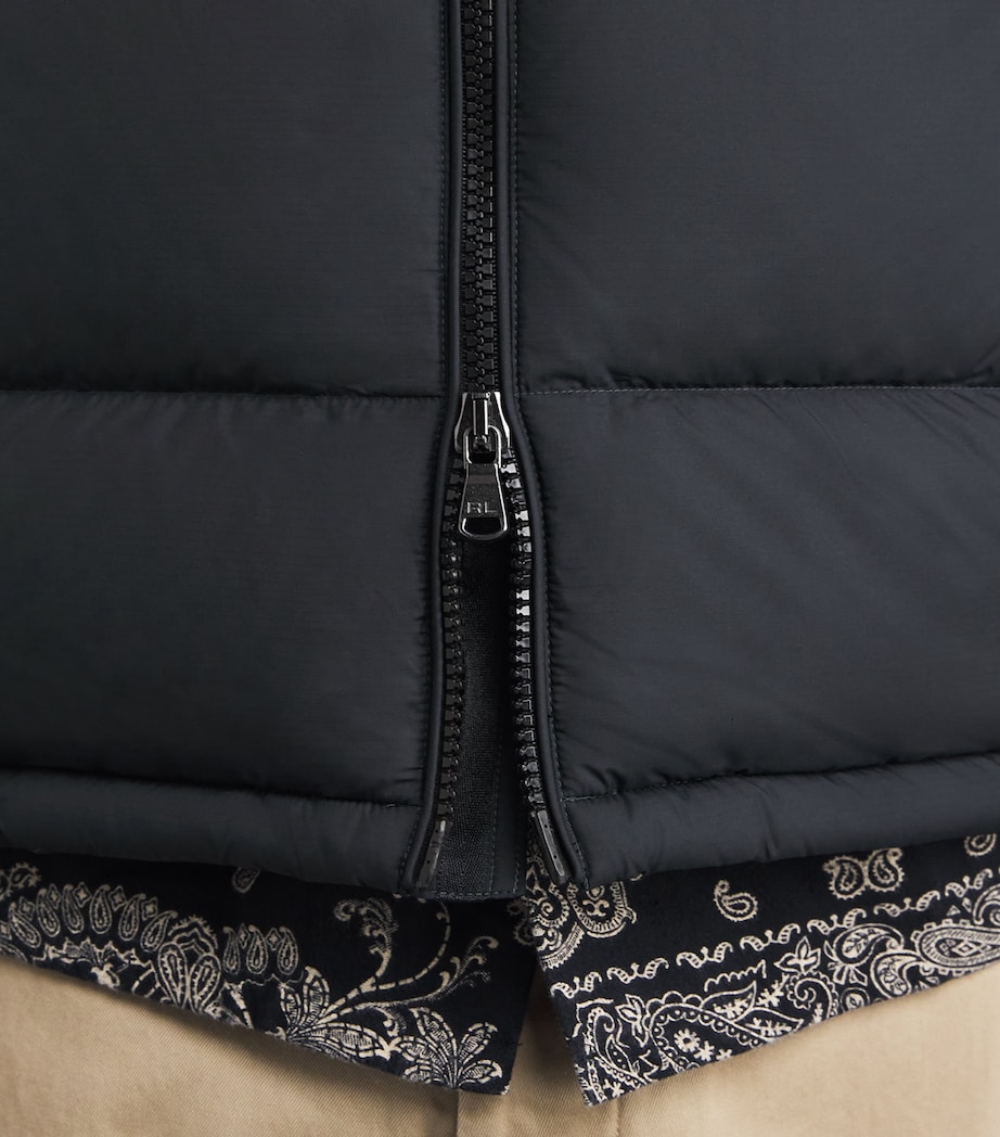 Down-Filled Gorham Gilet BLACK Image 6