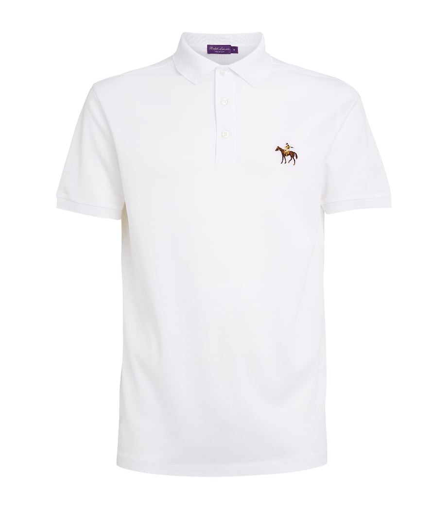 Cotton Logo Polo Shirt CLS WHT/ Image 1