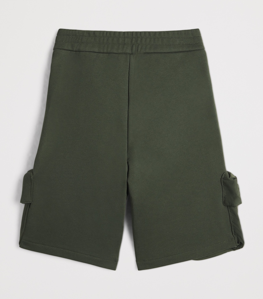 Emporio Armani Kids Cotton-Blend Cargo Sweatshorts (4-16 Years) Duffel Bag Image 2