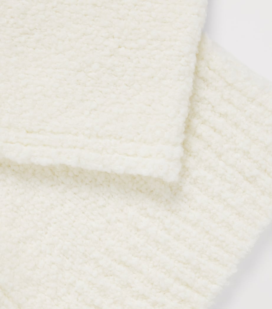 Bouclé Scarf 2060 WOOLWHITE Image 4