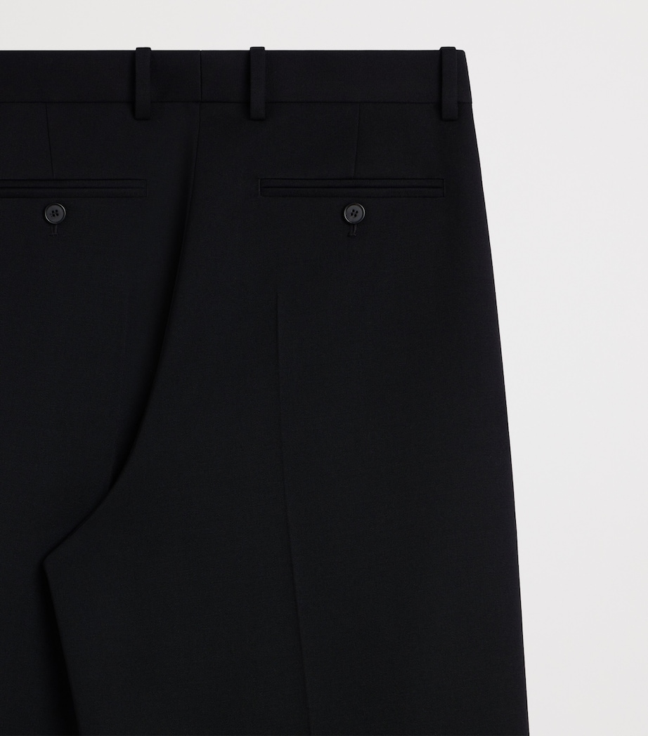Givenchy Womens Wool Pleated Trousers Image 4