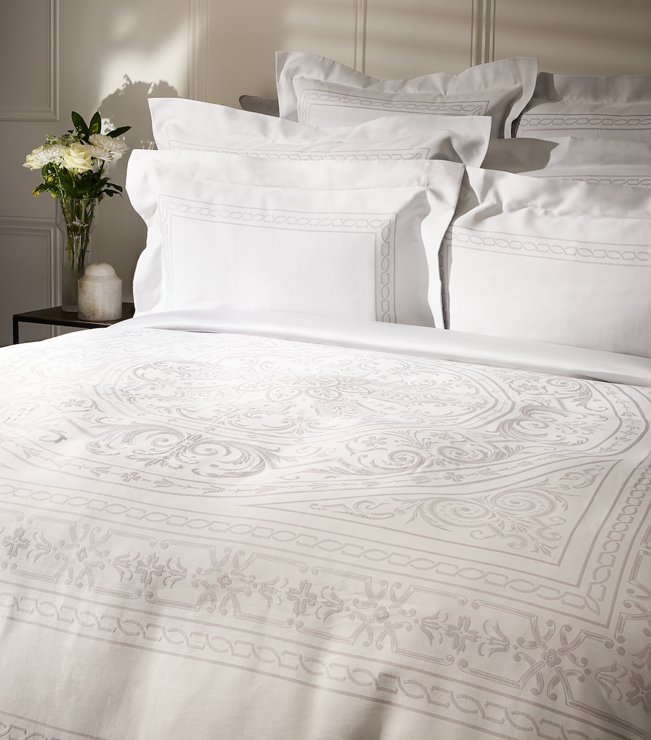 Celso De Lemos Versailles Standard Pillowcase (50cm x 75cm) Perle Image 2
