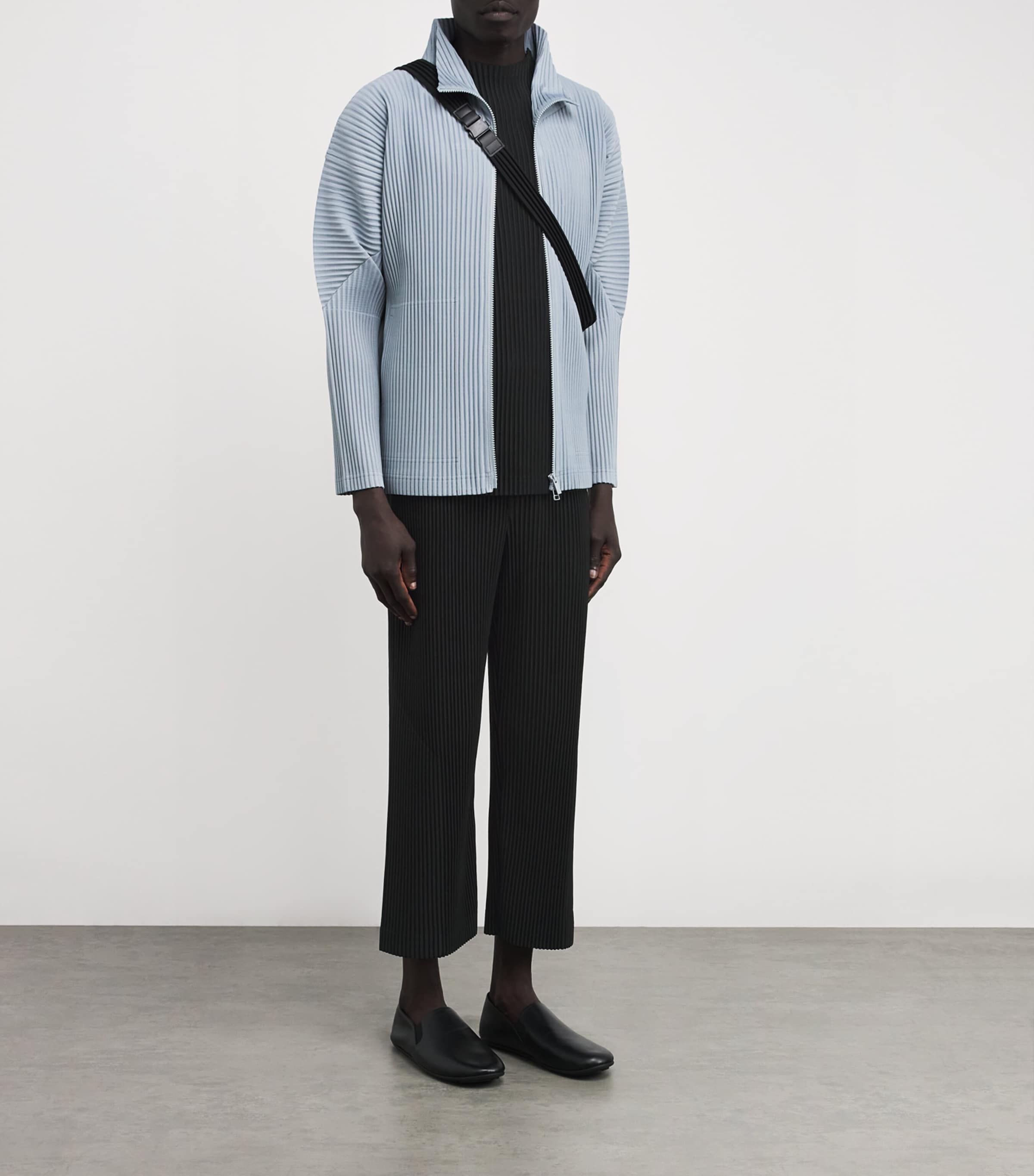 Issey Miyake Pleated Straight Trousers