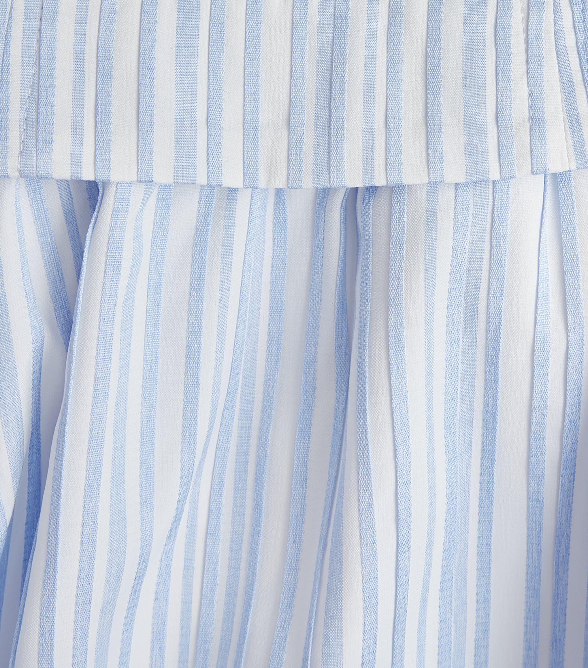 Simkhai Womens Quinlin Bustier Midi Dress Blue Stripe Image 6