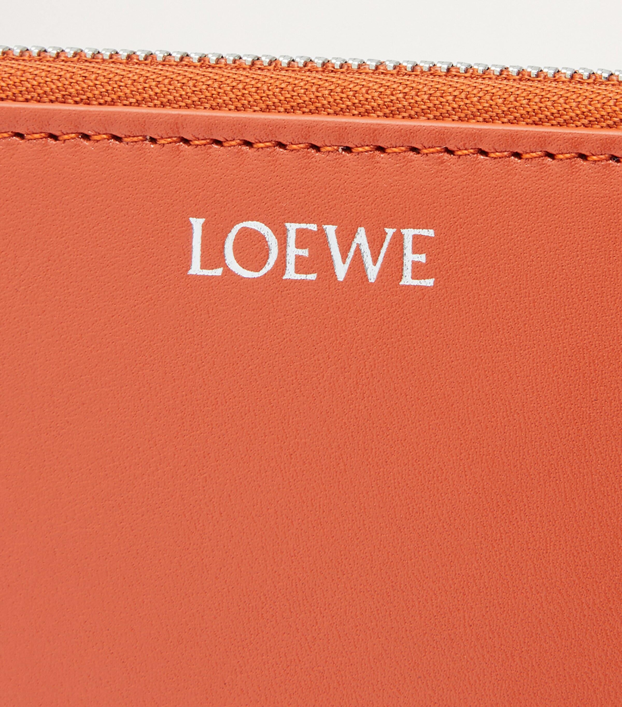 LOEWE Leather Knot Zip-Around Wallet Maple/papercraft Image 5