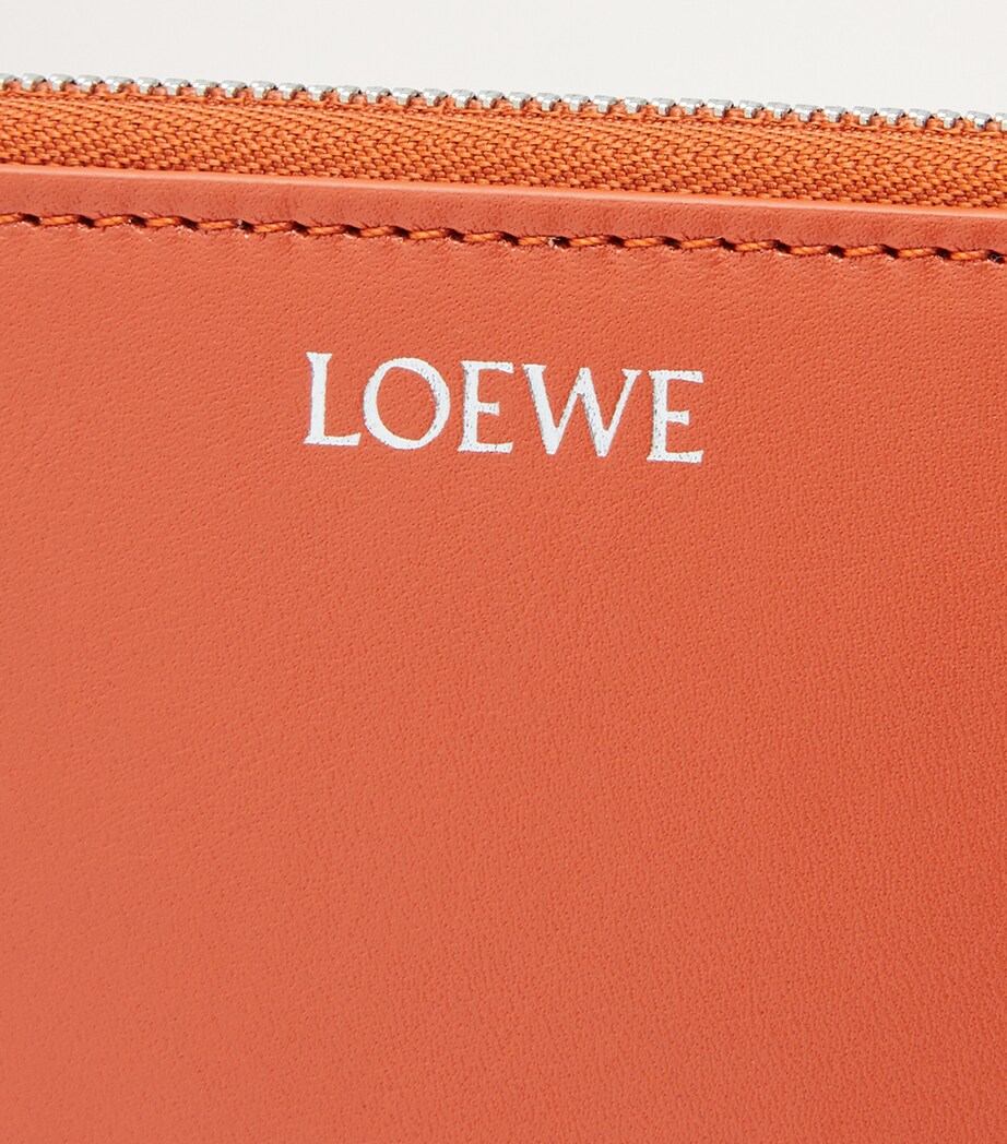 LOEWE Leather Knot Zip-Around Wallet Maple/papercraft Image 5