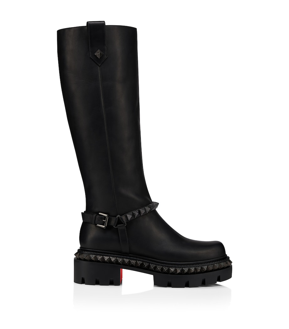 Marinetta Pyraclou Leather Knee-High Boots BK01 Image 1
