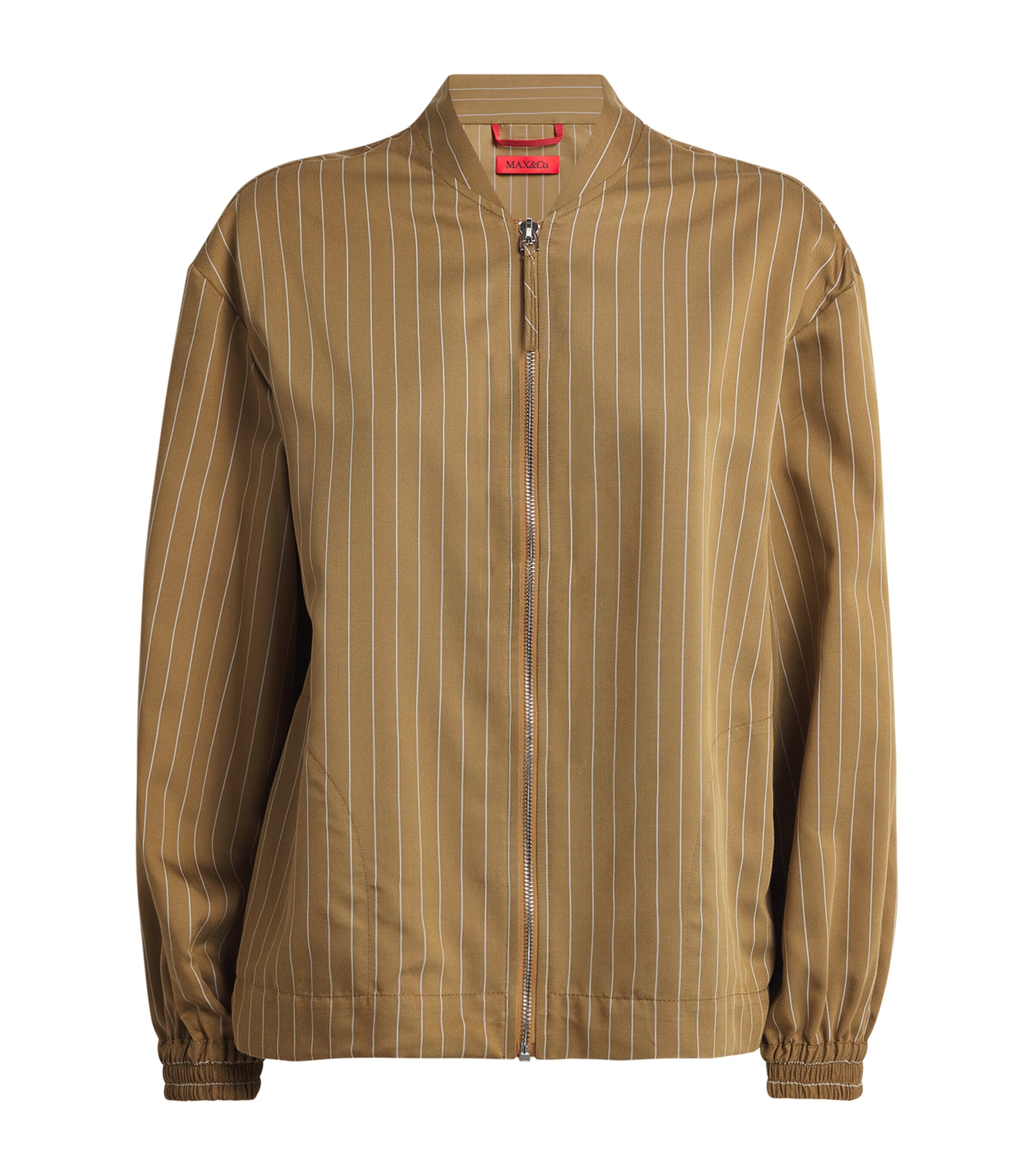 Stripe Bomber Jacket OCHRE Image 1