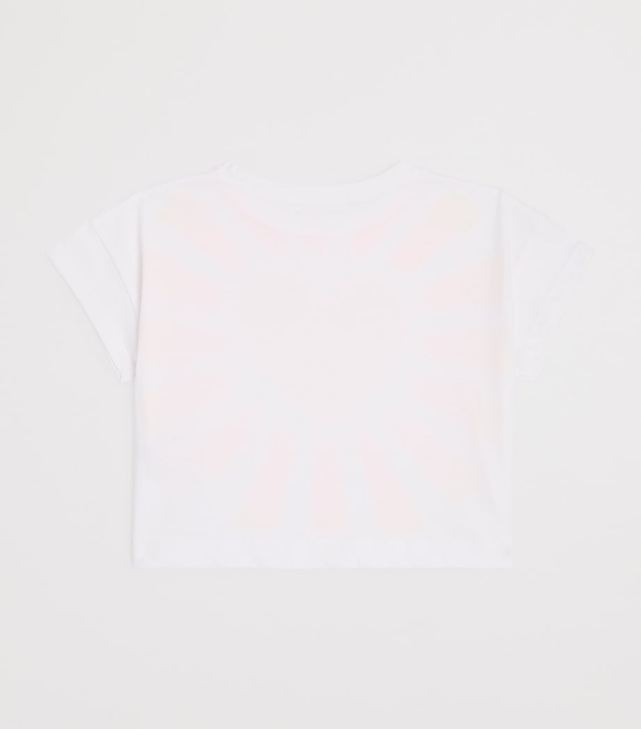 Sequinned Heart Print T-Shirt (8-12 Years) WHITE Image 2