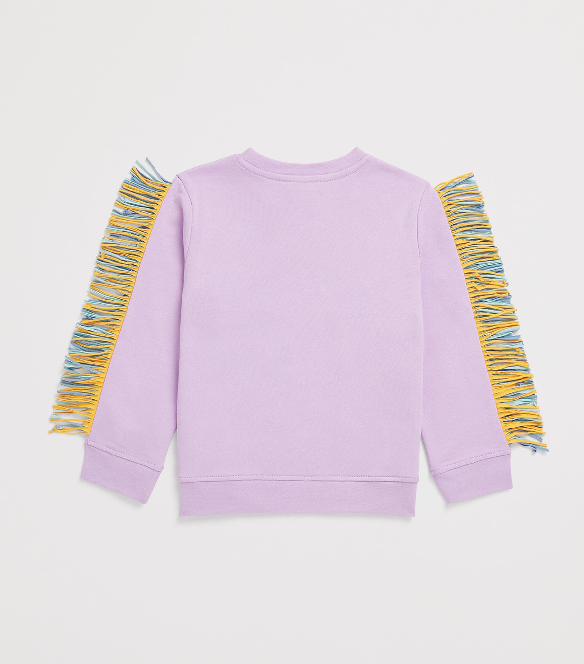 Stella McCartney Kids Organic Cotton Fringed Star Sweatshirt (2-14+ Years) Image 2