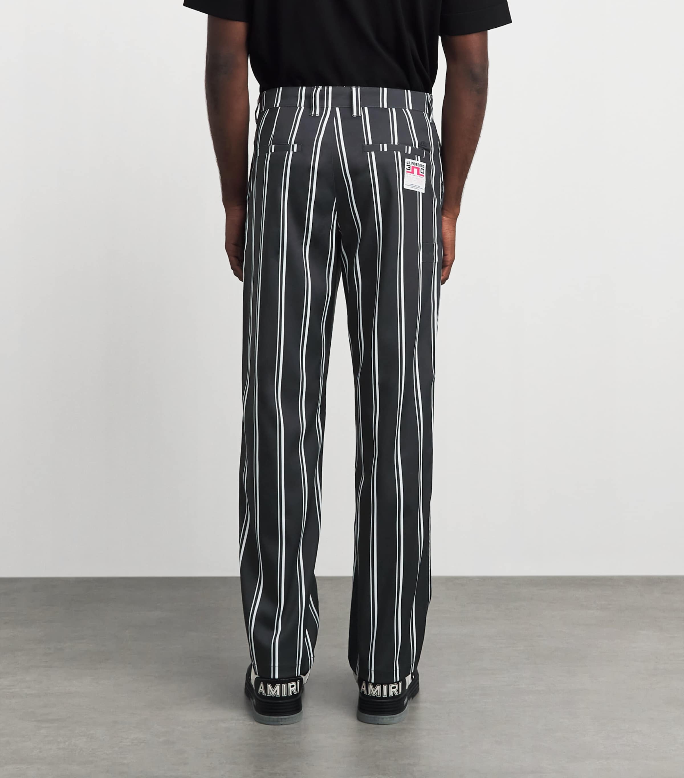 J Lindeberg Mens 30Y Devyn Stripe Golf Trousers Stripe Image 5