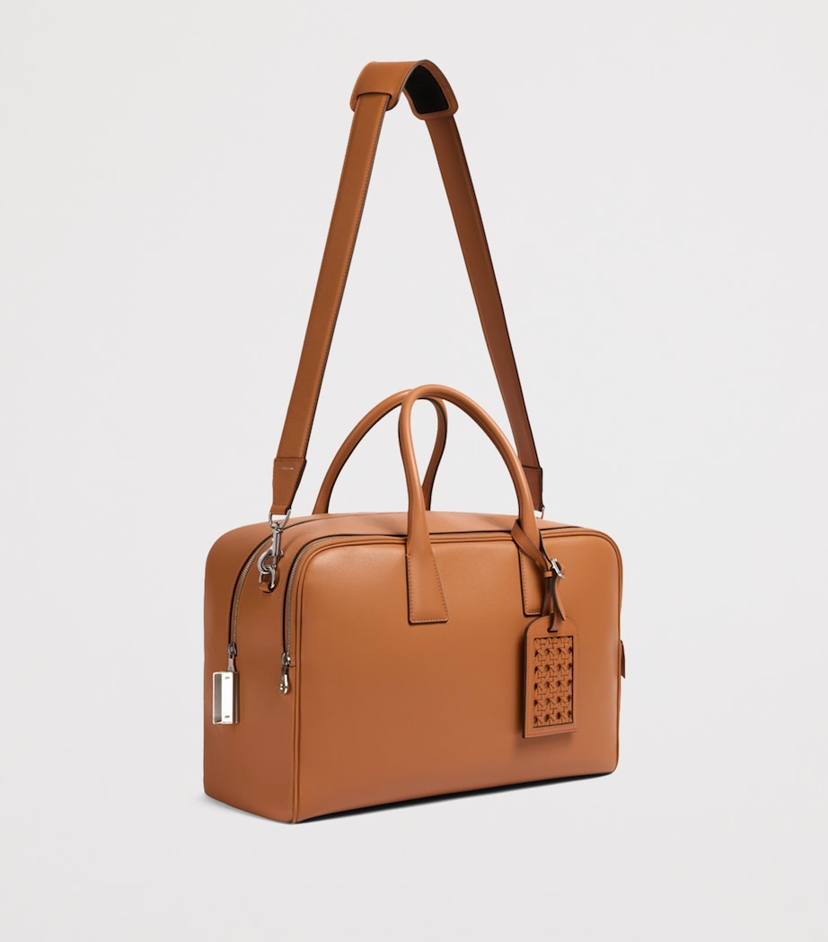 Leather Cristallo Holdall WALNUT Image 2