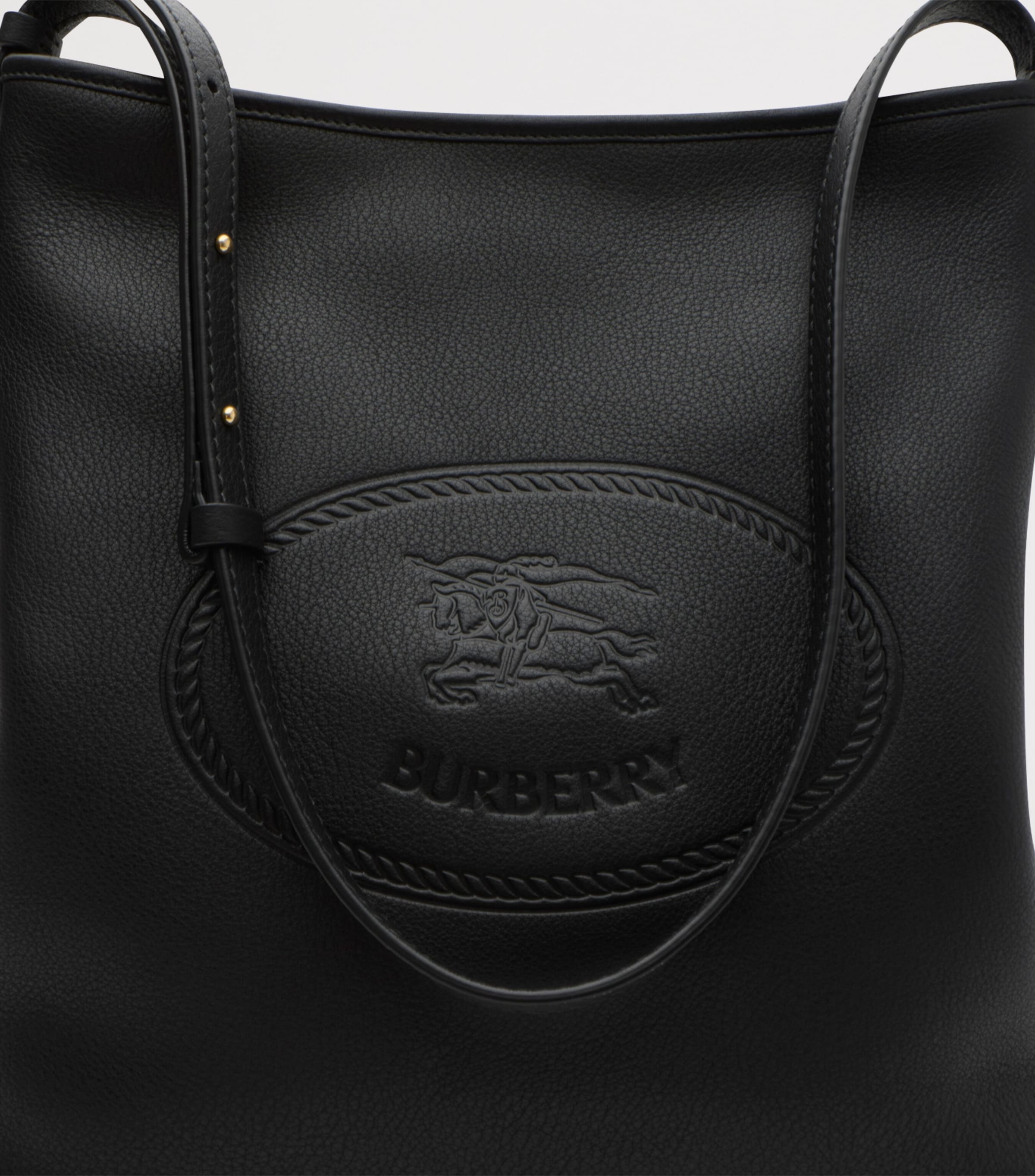 Small Leather Highlands Shoulder Bag BLACK Image 6