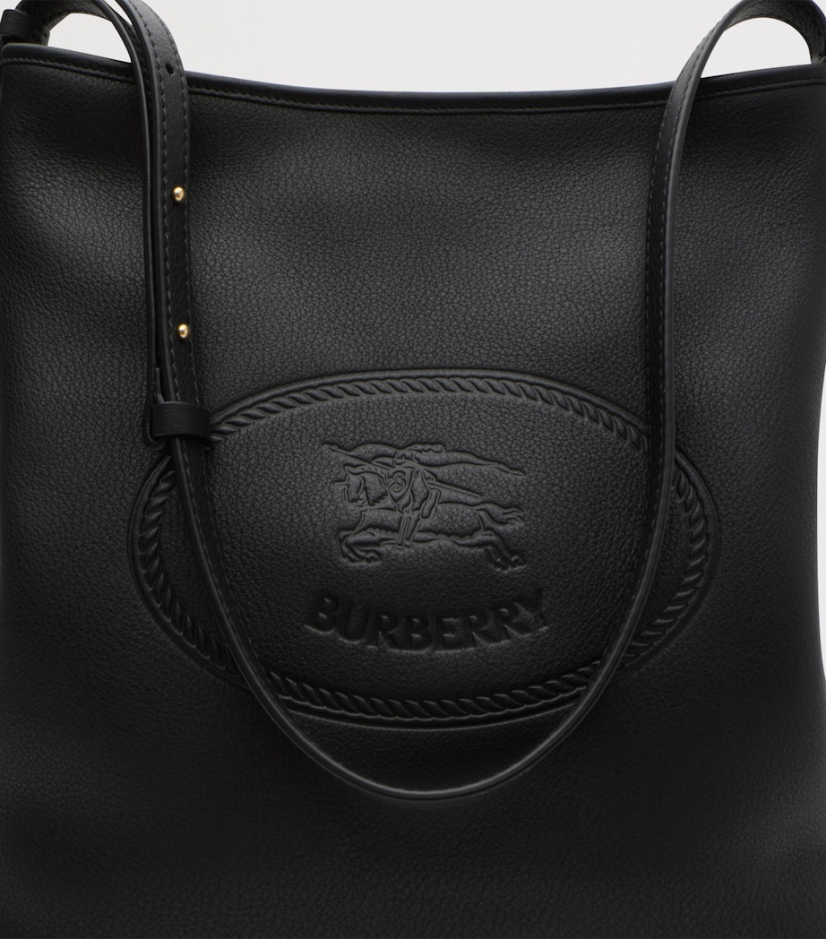 Small Leather Highlands Shoulder Bag BLACK Image 6