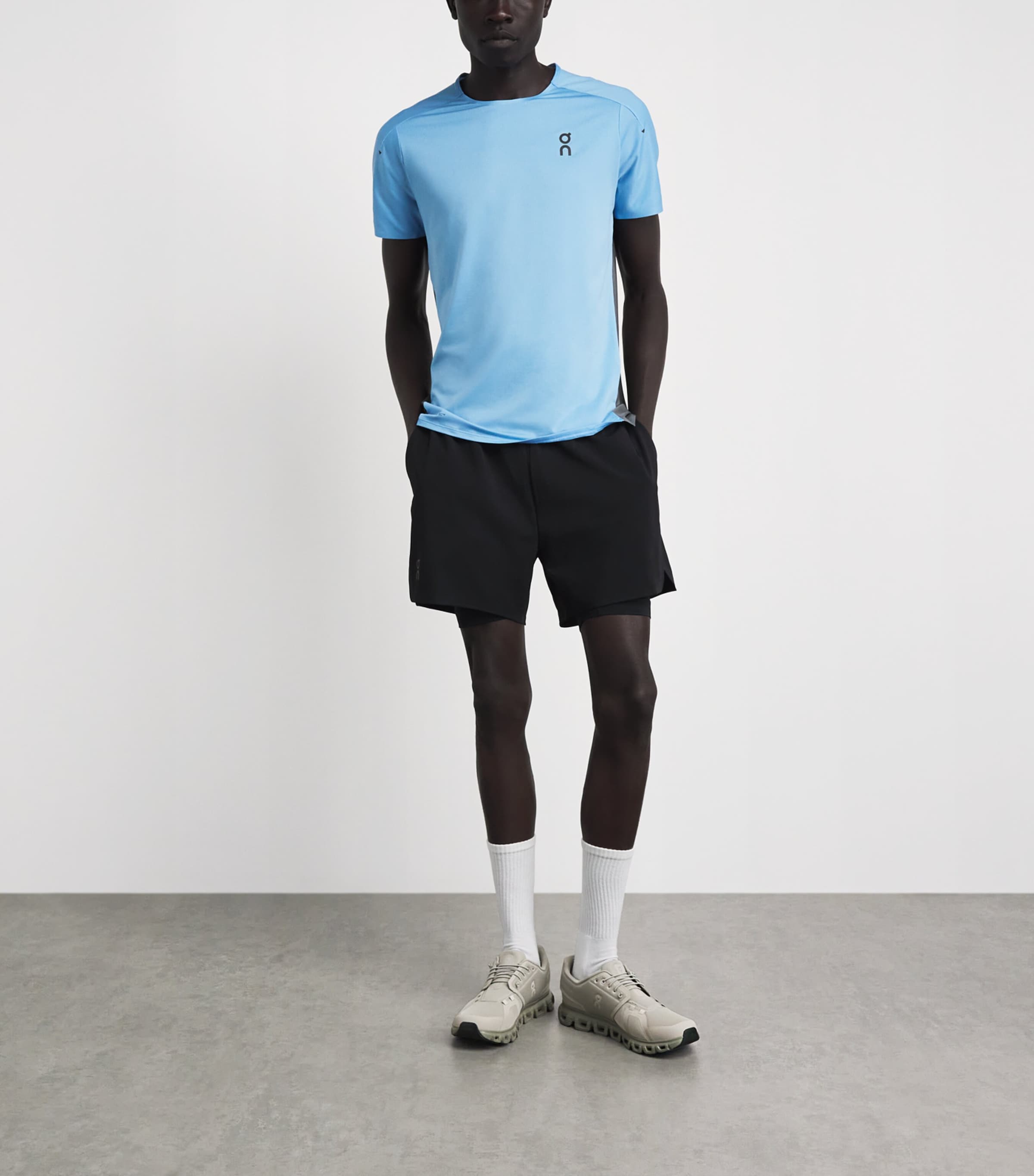On Mens On Cloud 6 Trainers Brume I Olive Image 2