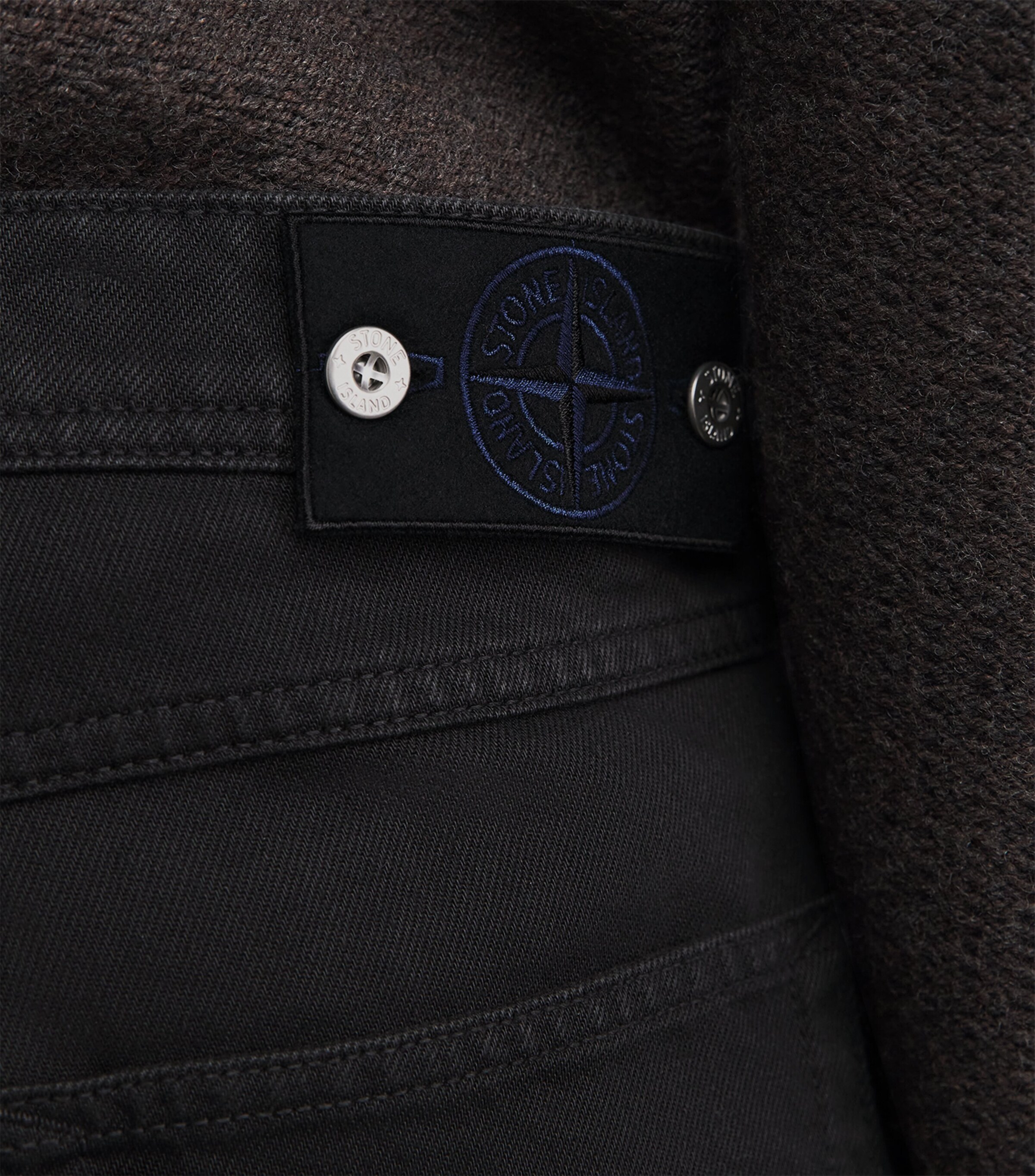 Stone Island Mens Light Bull Straight-Fit Jeans Image 3