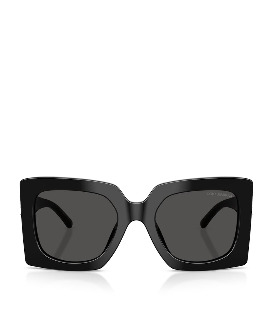 Dolce&Gabbana Embellished Square Sunglasses Black Image 1