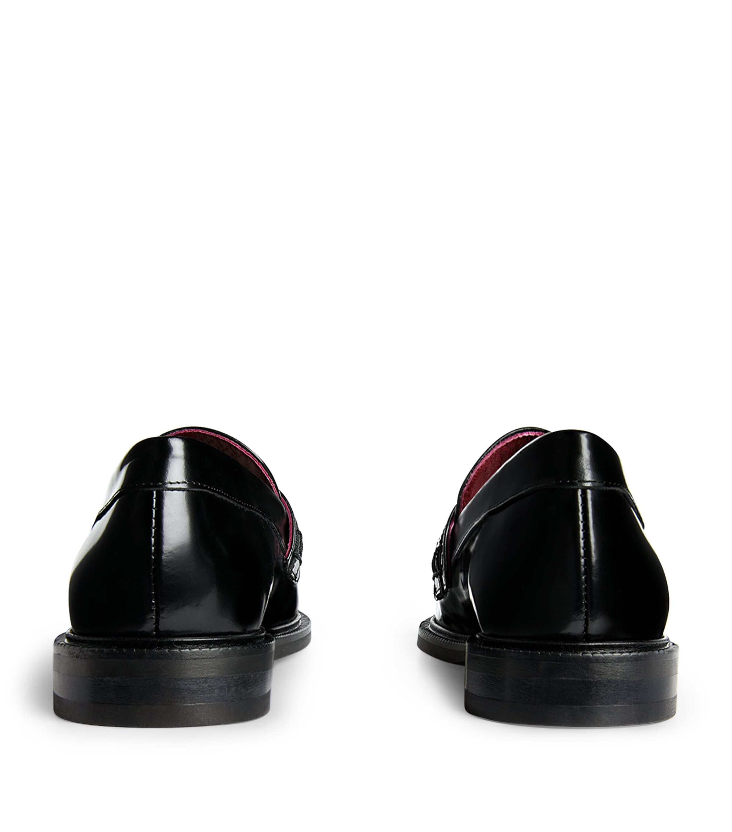 Leather Loafers BLACK Image 3