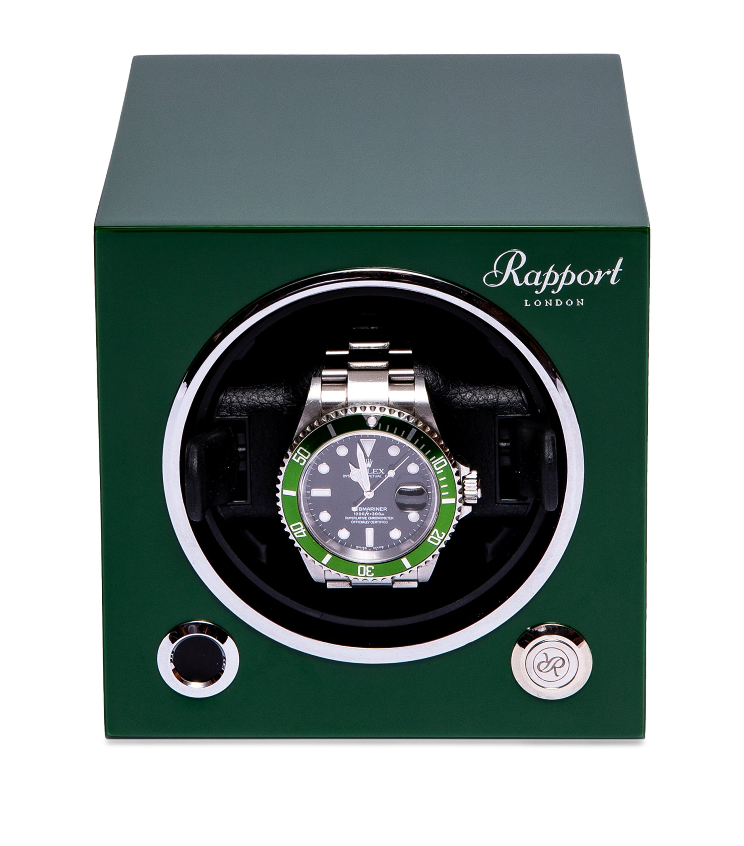 Shop Rapport Evolution Single Watch Winder In Green