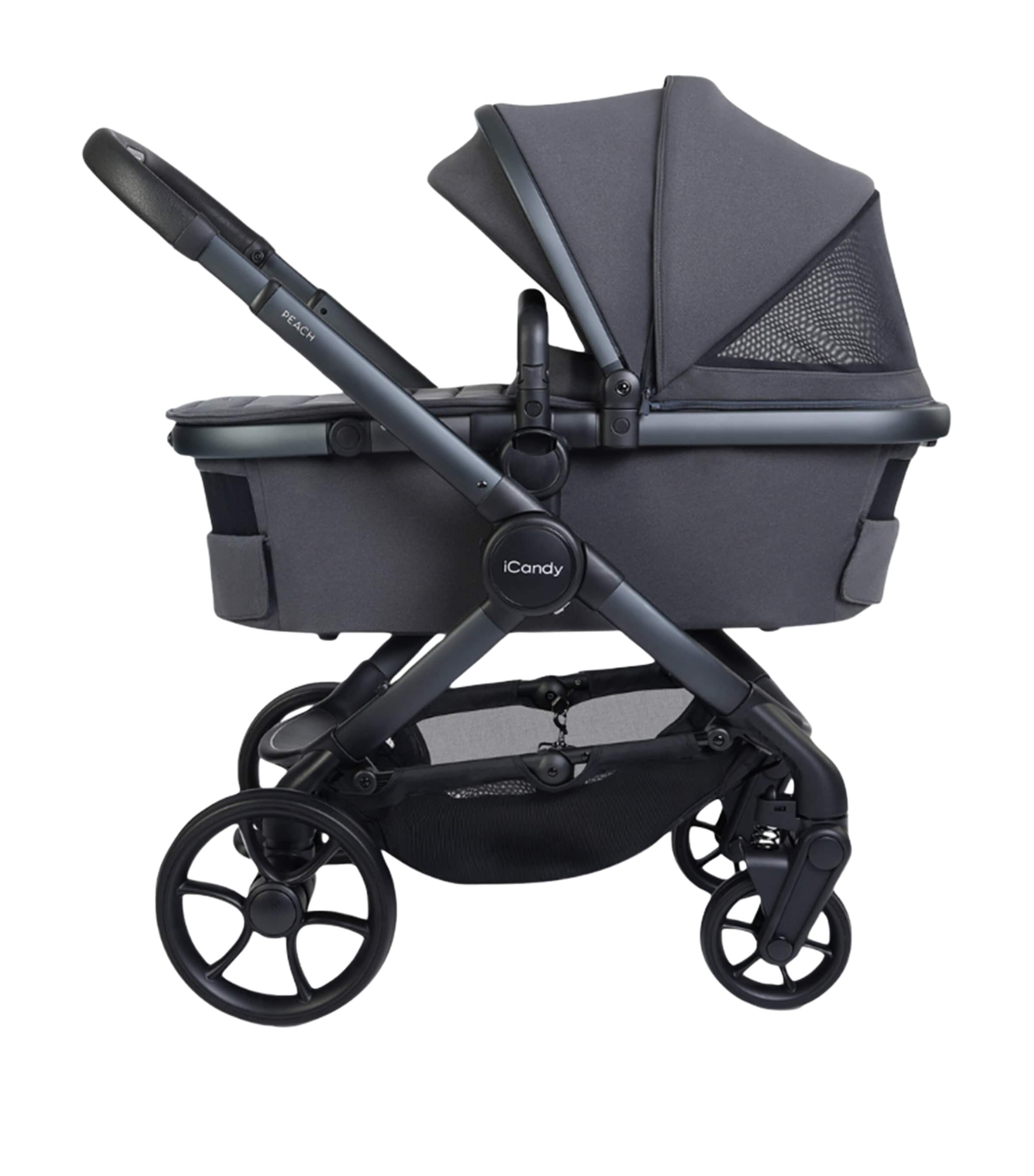 iCandy Peach 8 Pushchair and Carrycot Set Grey Image 2