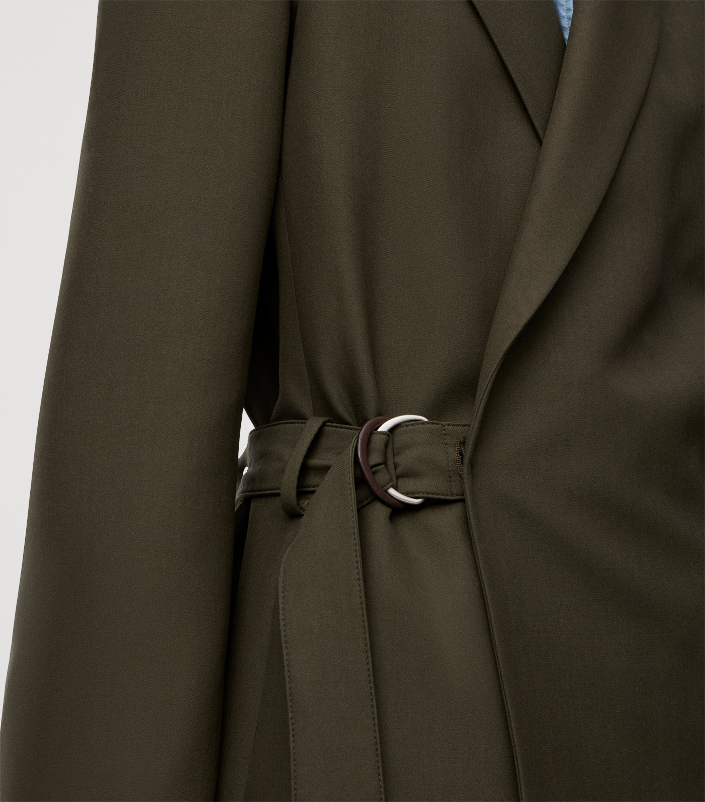 Wool Draped Blazer KHAKI GREEN Image 5