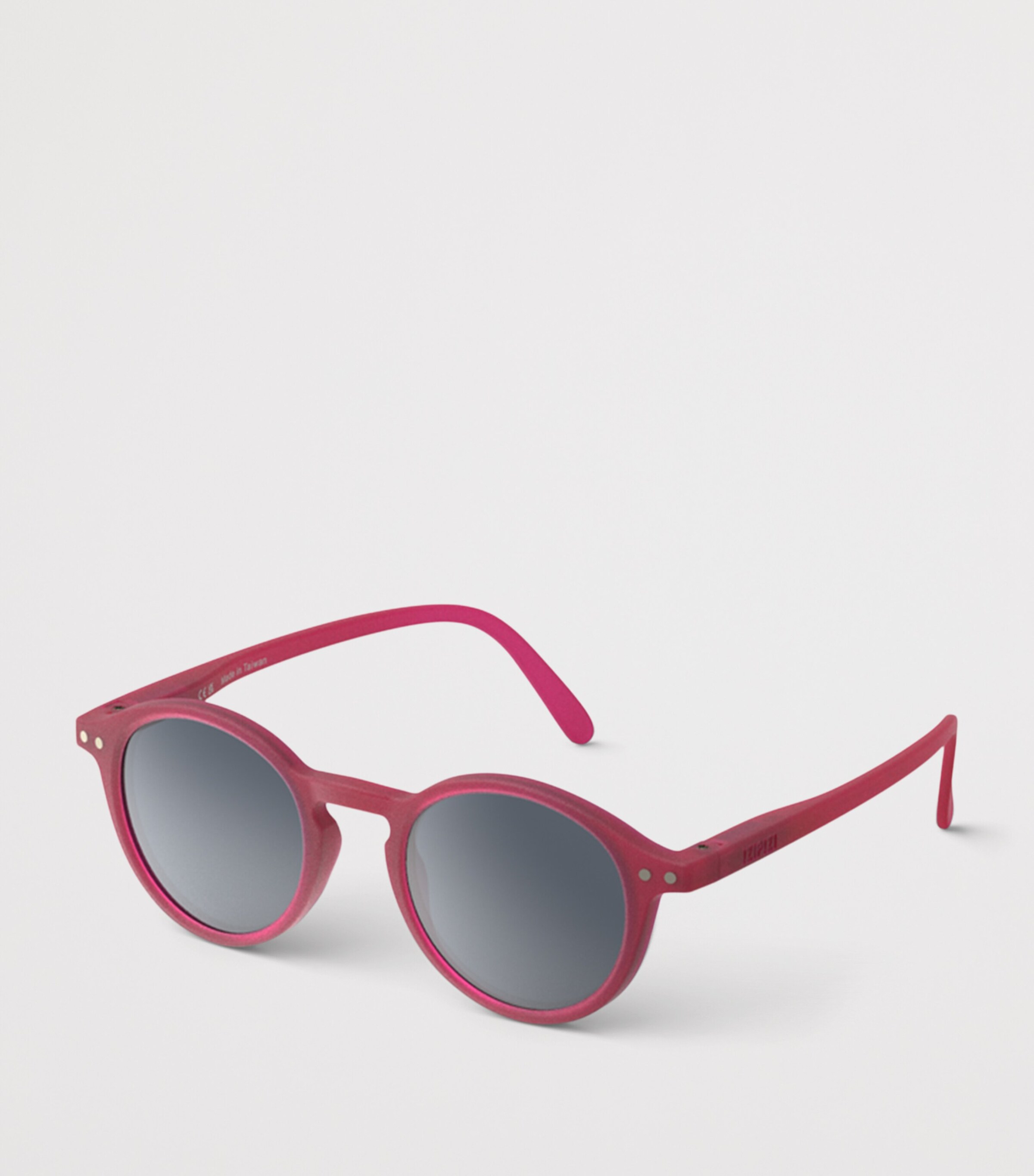 IZIPIZI KIDS #d Round Sunglasses (5-7 Years) Cranberry Image 2