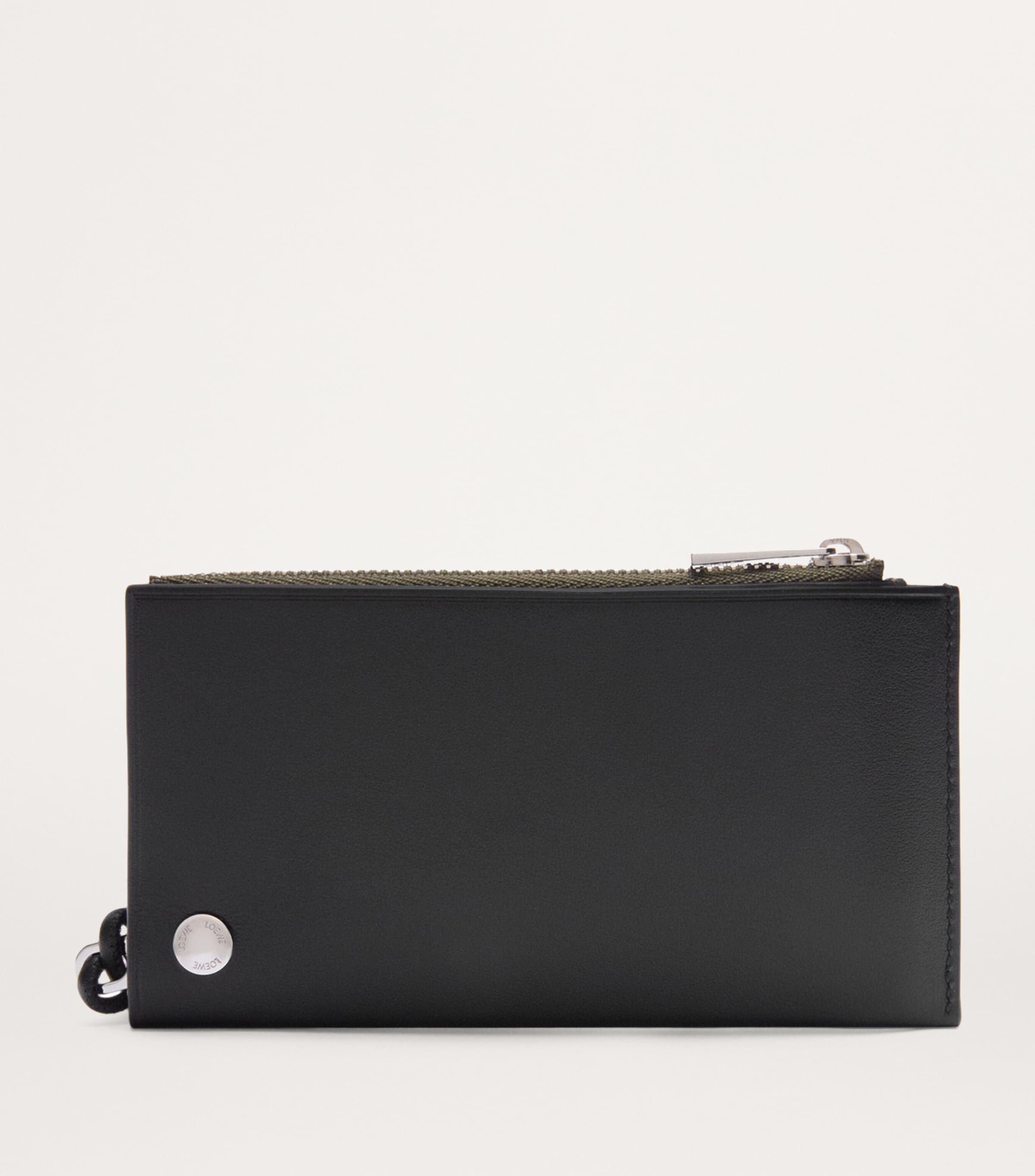 LOEWE Leather Pebble Slider Coin Card Holder | Harrods US