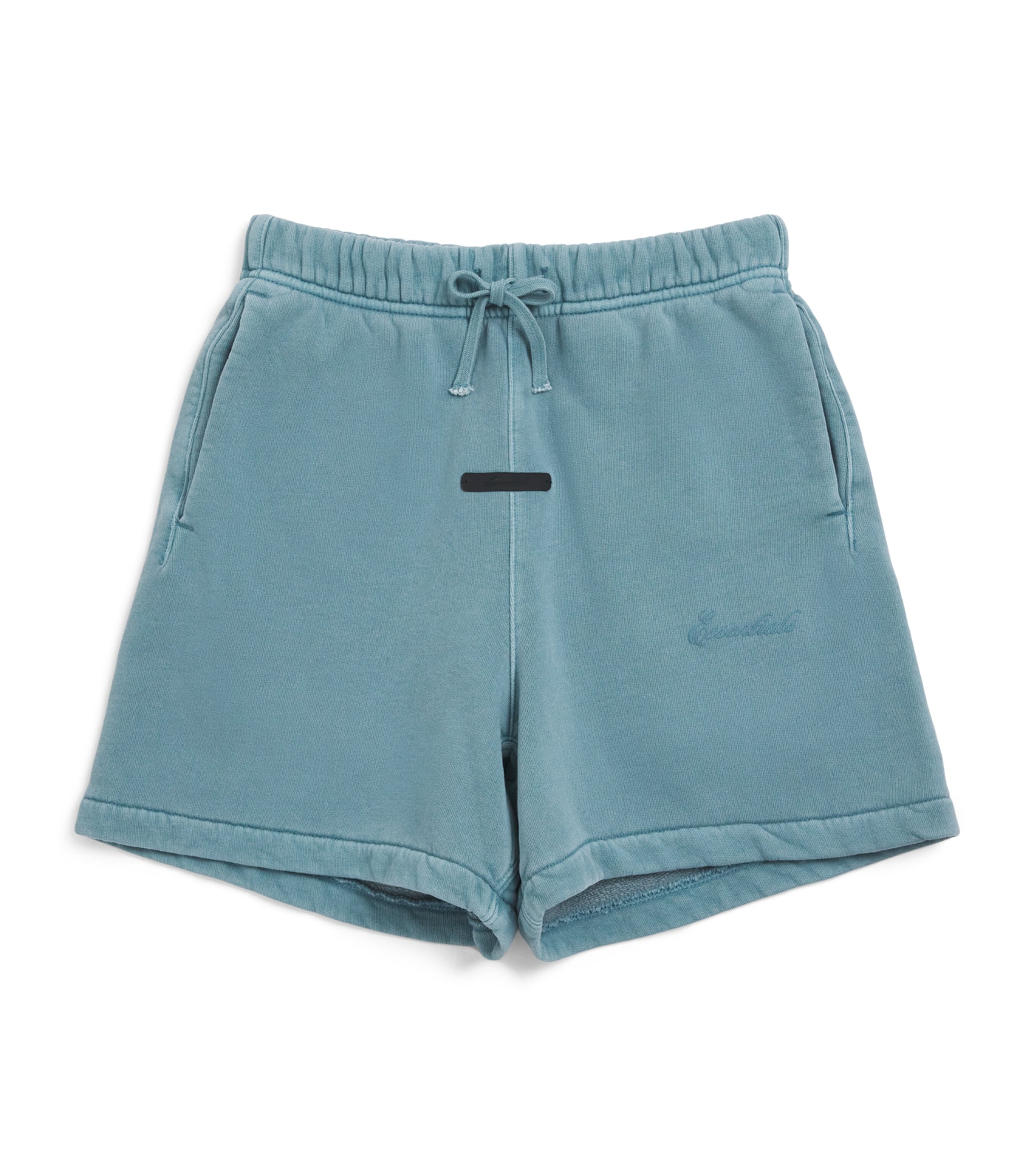 FEAR OF GOD ESSENTIALS KIDS Cotton-Blend Logo Shorts (2-16 Years) Faded Coastal Image 1