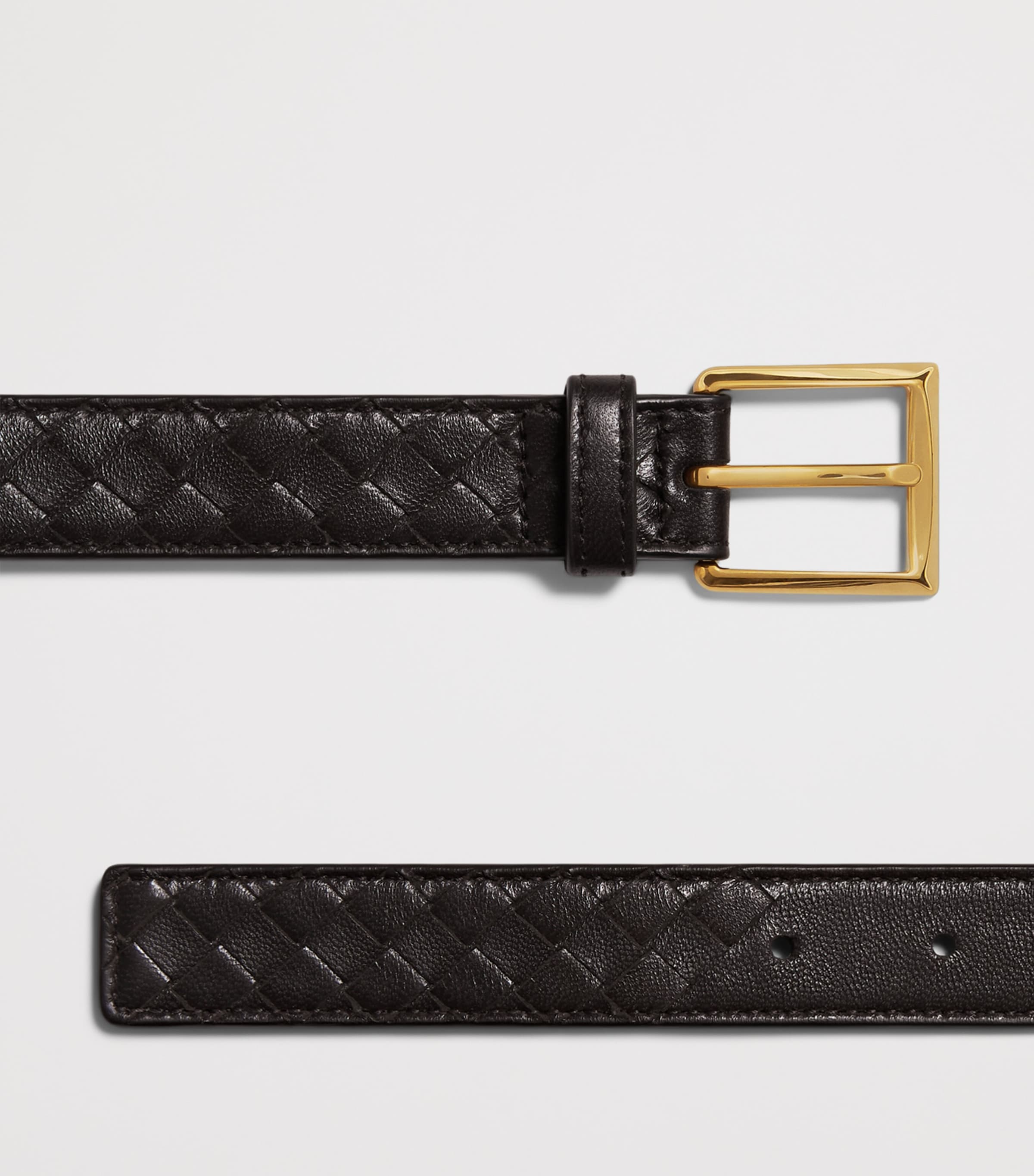 Bottega Veneta Calfskin Intrecciato Piccolo Belt Image 5