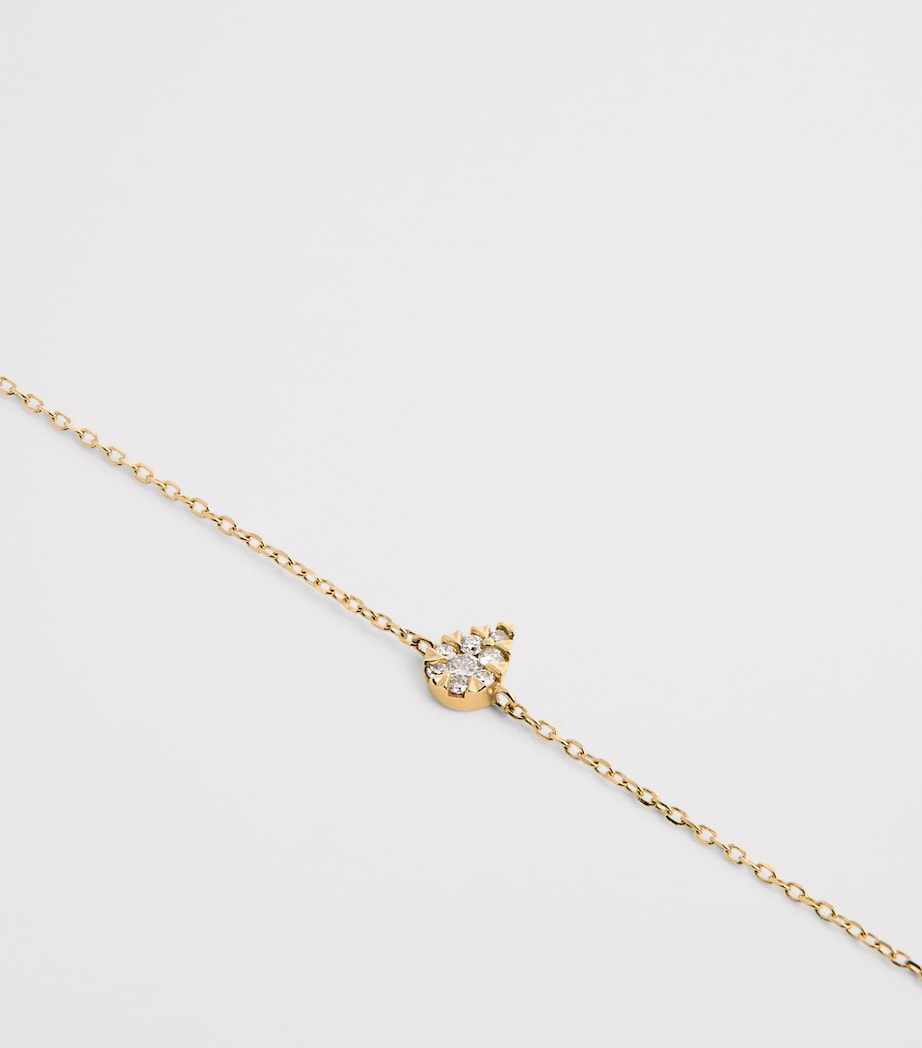 Yellow Gold and Diamond Floating Bracelet  YELLOW GOLD Image 3
