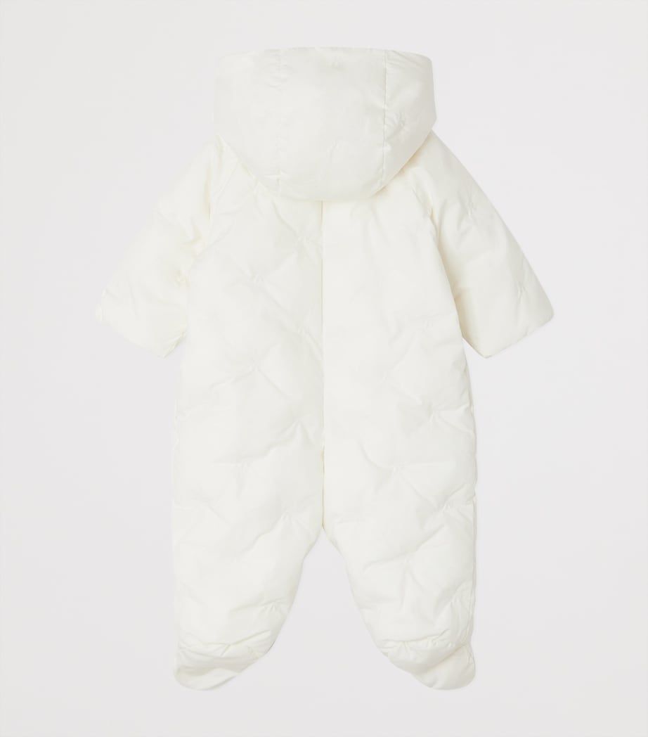 Organic Cotton Carmelo Snowsuit (1-18 Months) BLANC LAIT Image 2
