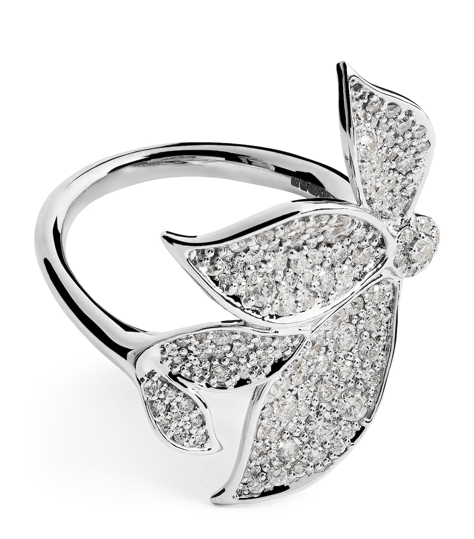 White Gold and Diamond Gloria Secret Garden Ring