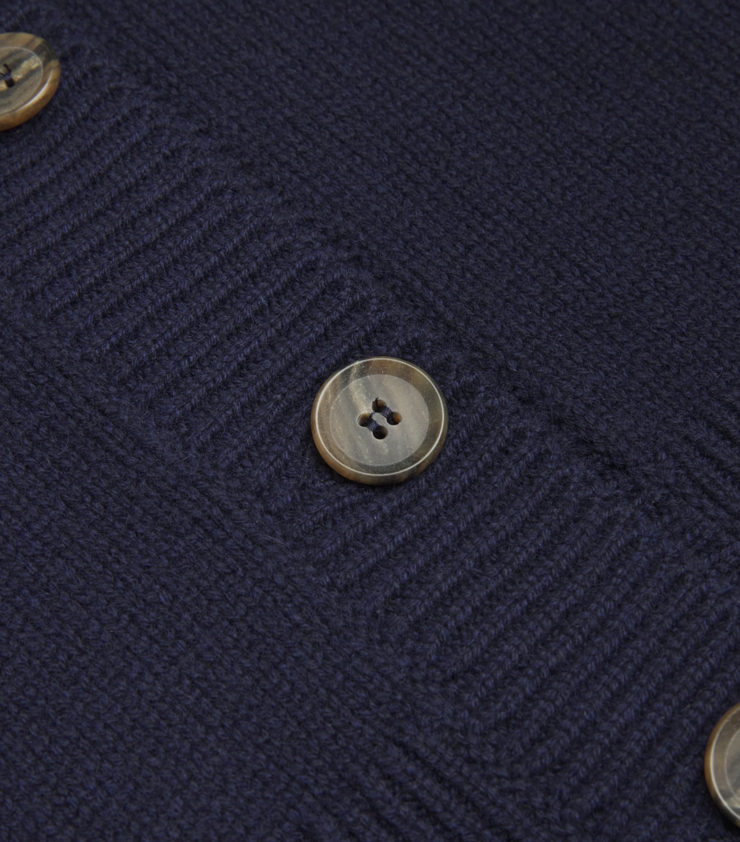 Cashmere Boxy Cardigan T&D NAVY Image 5