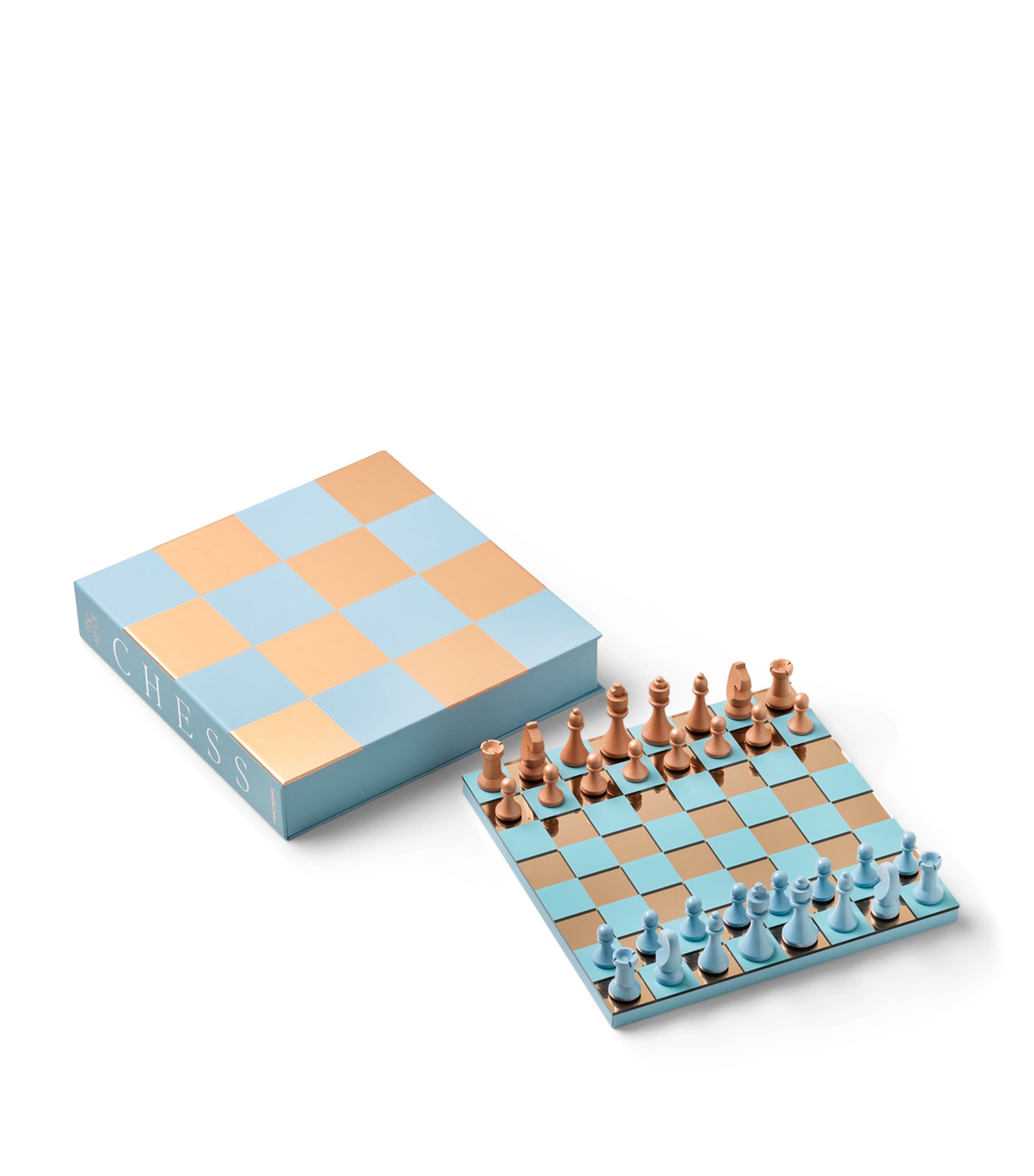 Printworks Art of Chess Mirror Set Blue Image 2